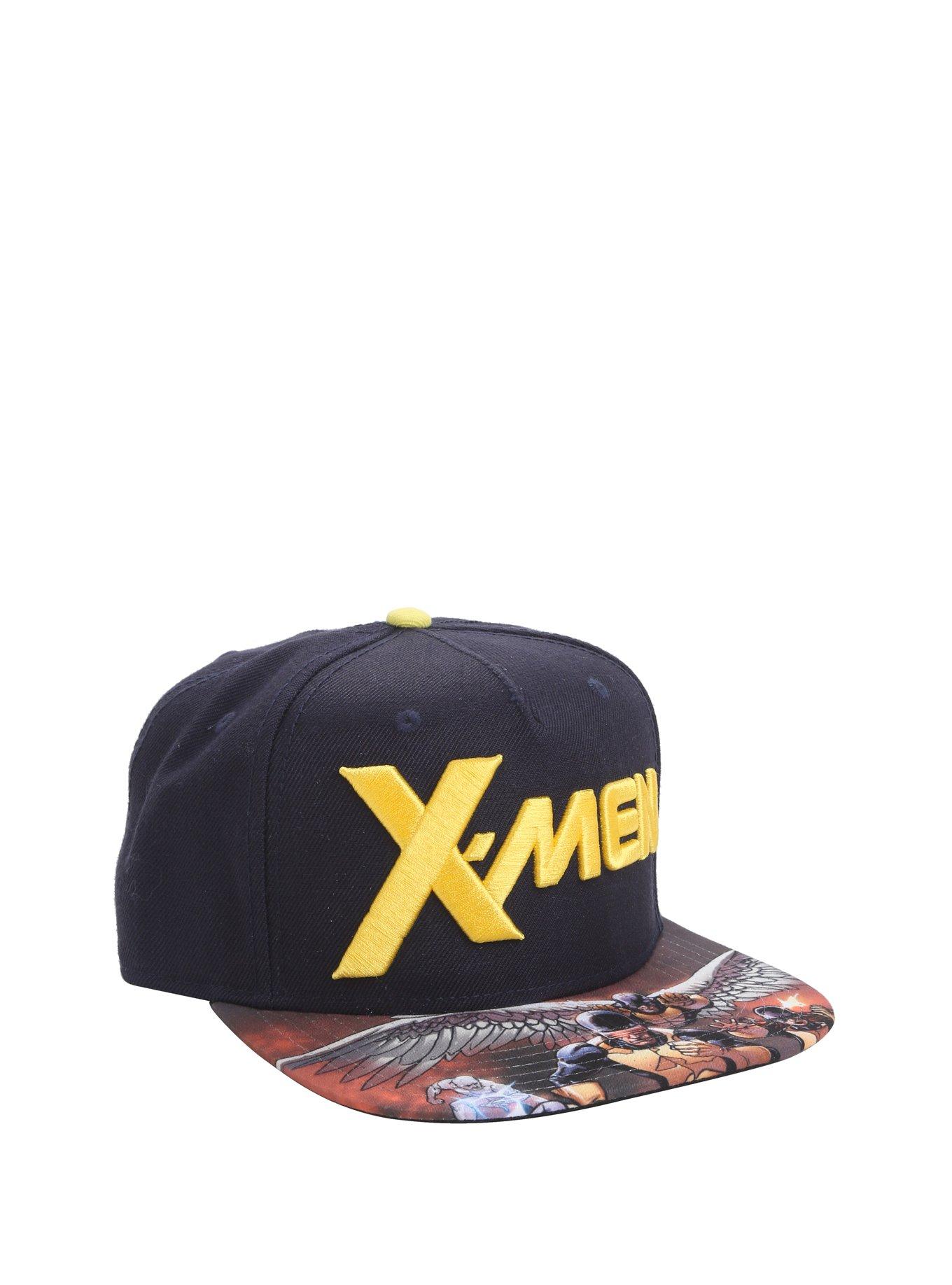 Marvel X-Men Logo Sublimation Bill Snapback Hat, , hi-res