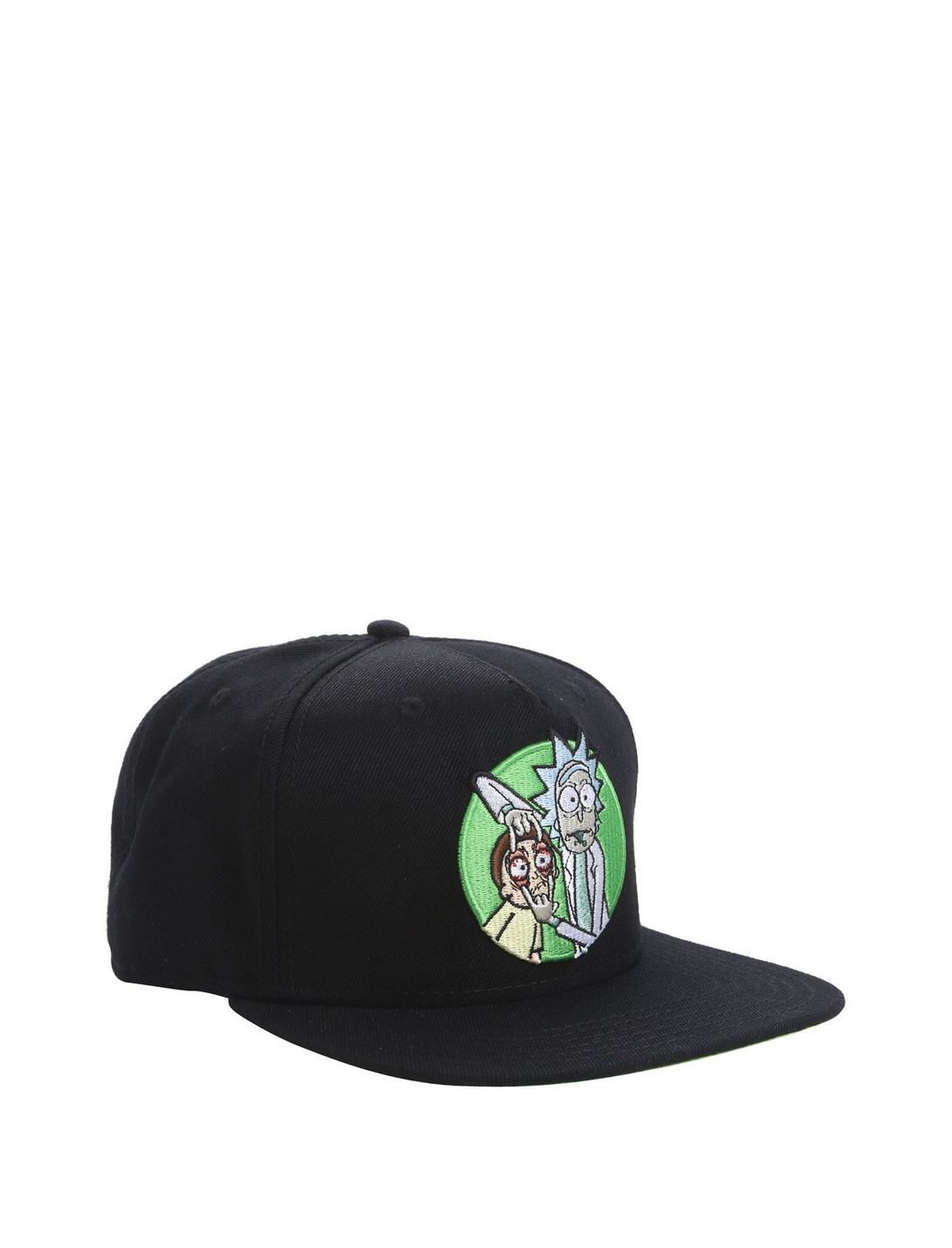 Rick And Morty Open Your Eyes Snapback Hat, , hi-res