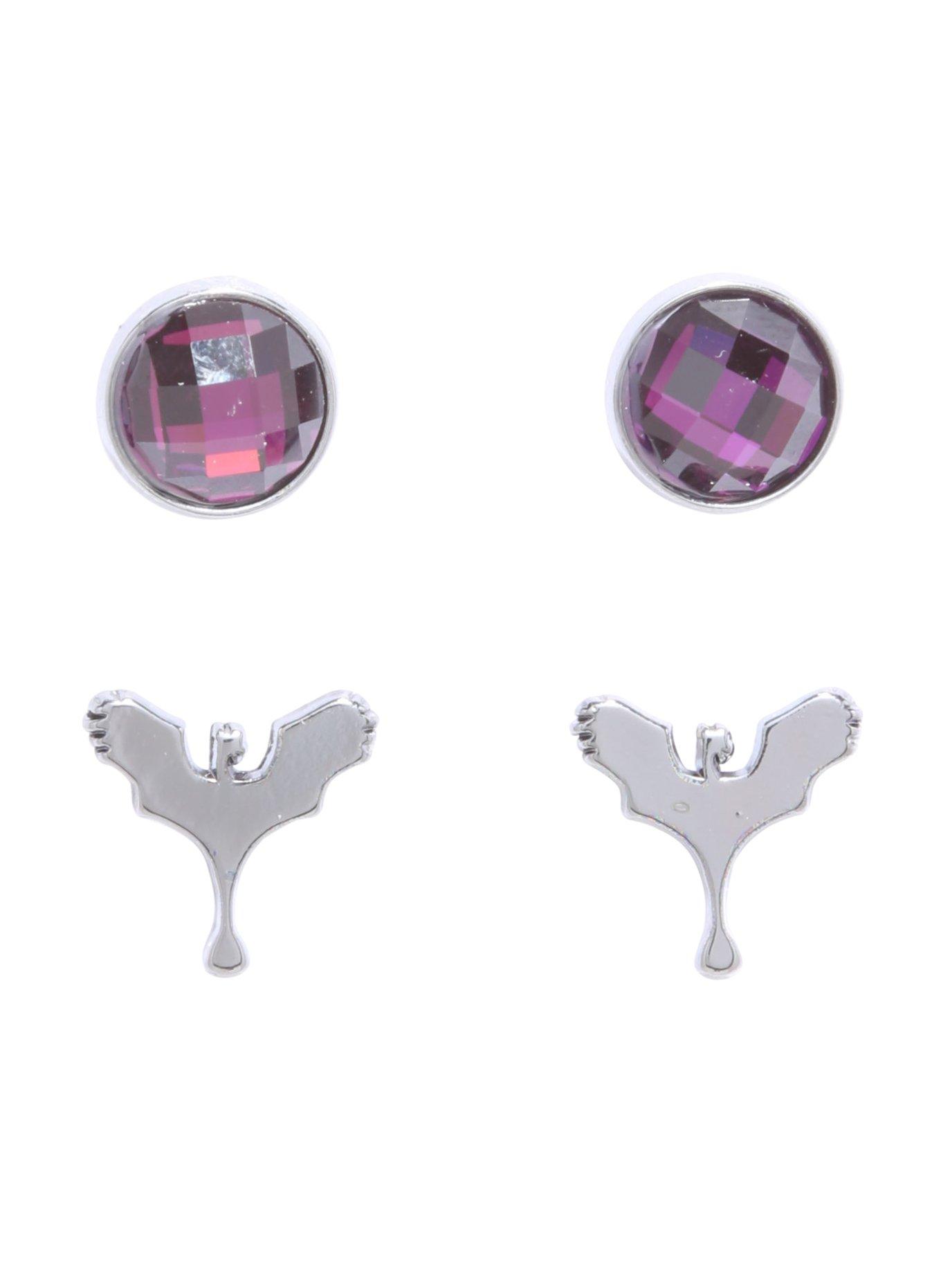 Disney Malificent Earring Set, , hi-res