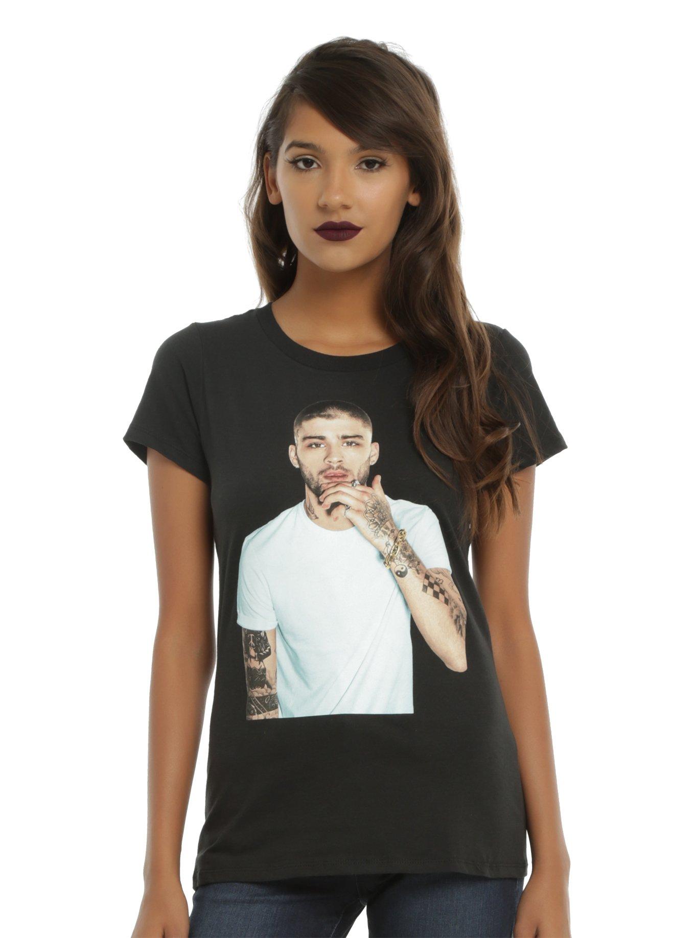 Zayn Portrait Girls T-shirt, BLACK, hi-res