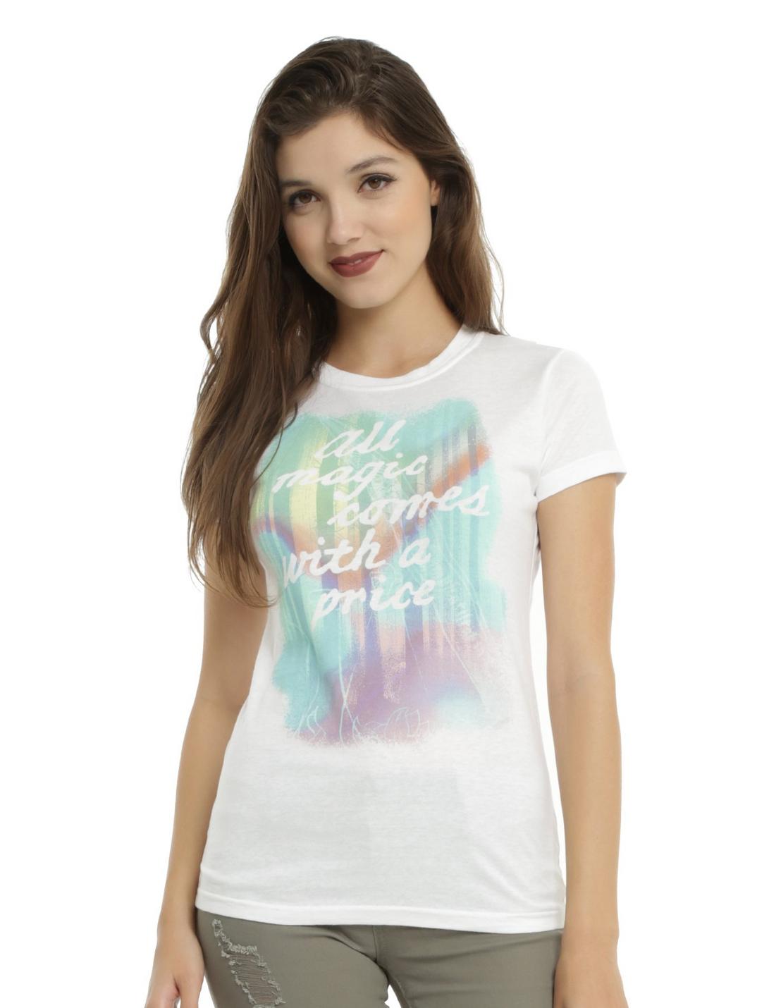 Once Upon A Time Magic Comes With A Price Girls T-Shirt, WHITE, hi-res
