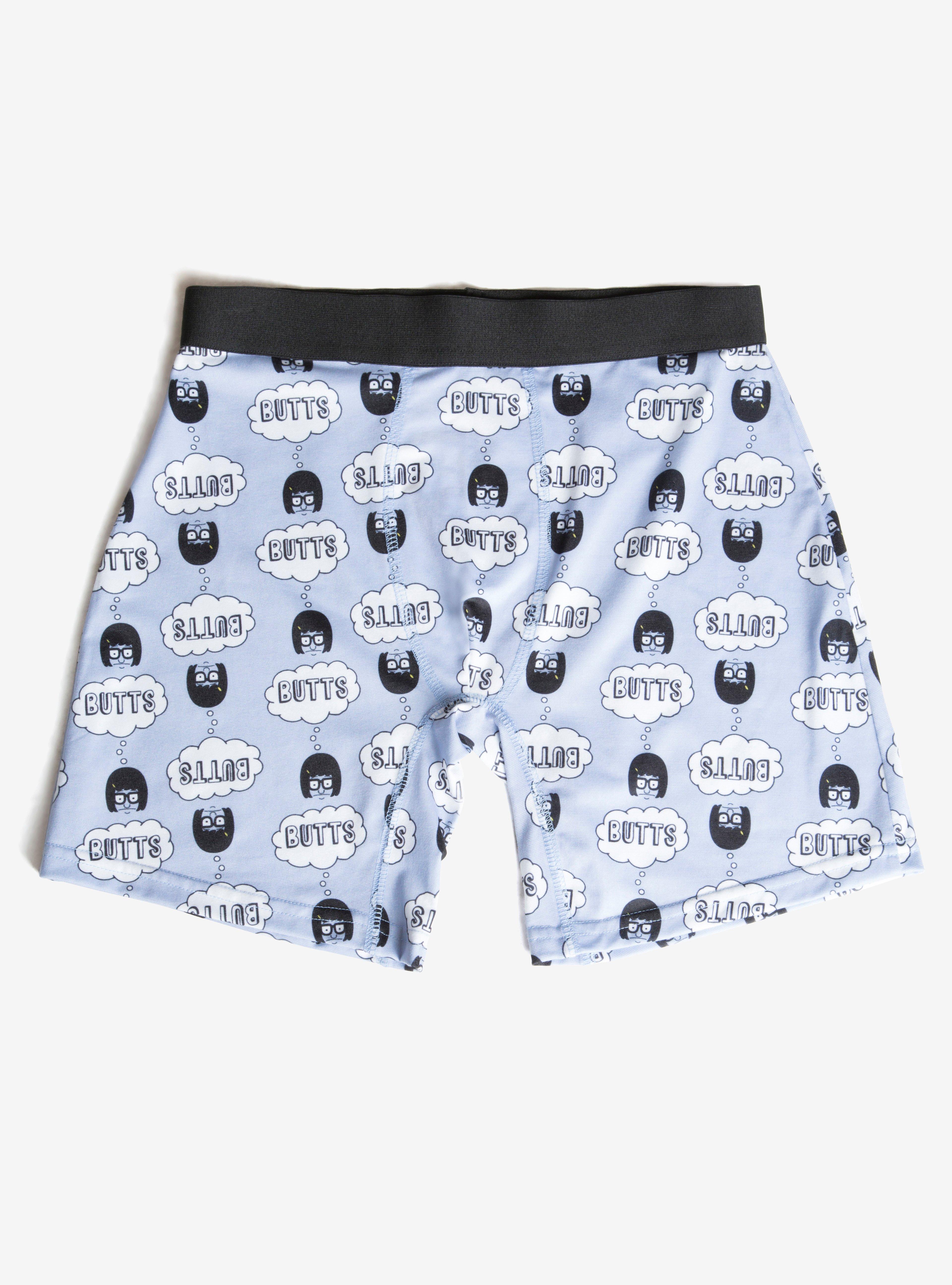 Bob's Burgers Tina Belcher Boxers, BLACK, hi-res
