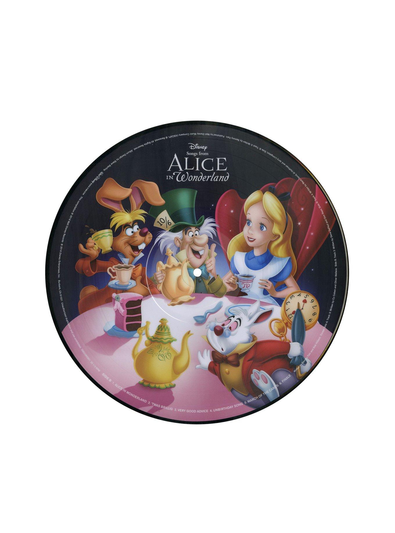 Disney Songs From Alice In Wonderland Vinyl LP Hot Topic Exclusive, , hi-res