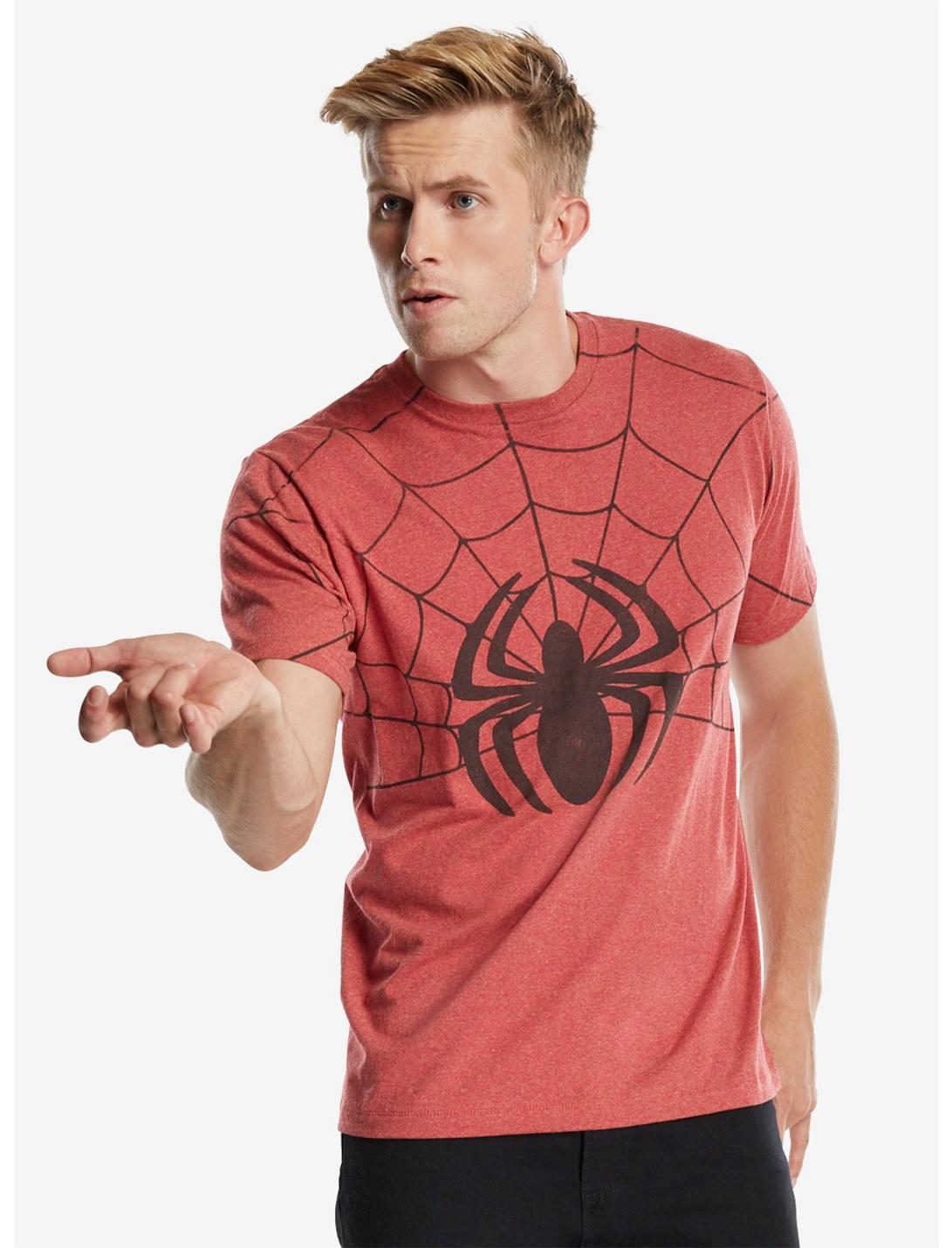 Marvel Spider-Man Simple Logo T-Shirt, RED, hi-res