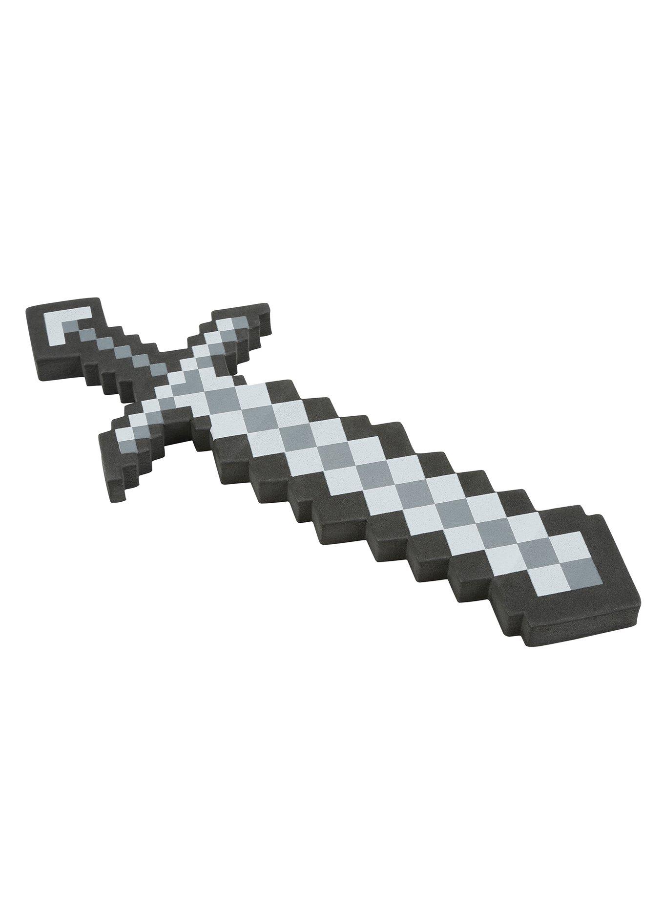 Black 8-Bit Foam Sword, , hi-res