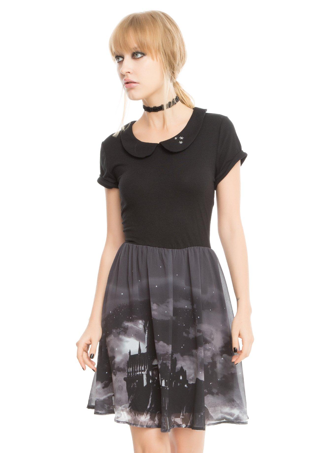 Harry Potter Hogwarts Landscape Skater Dress