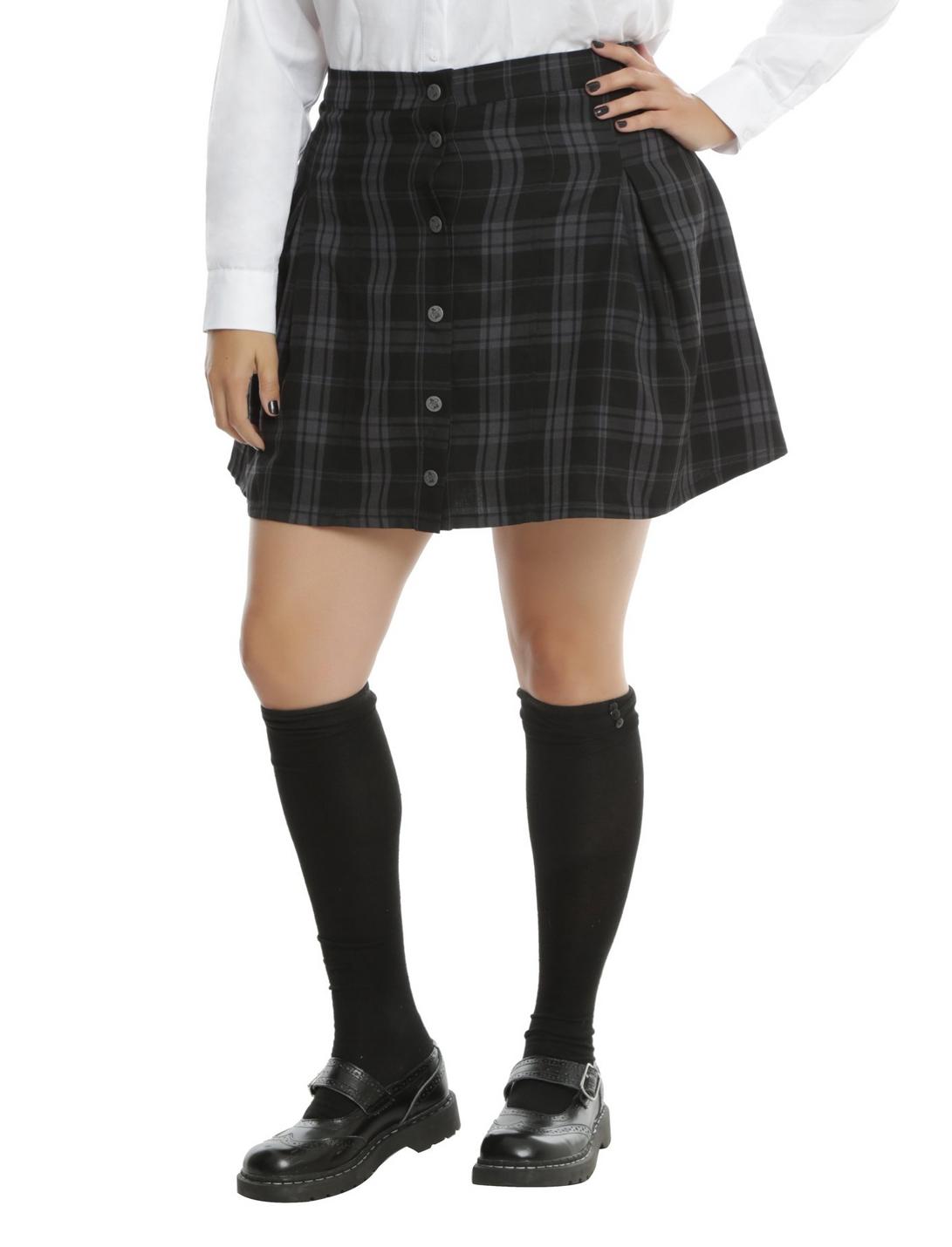Harry Potter Hogwarts Skirt Plus Size, BLACK, hi-res