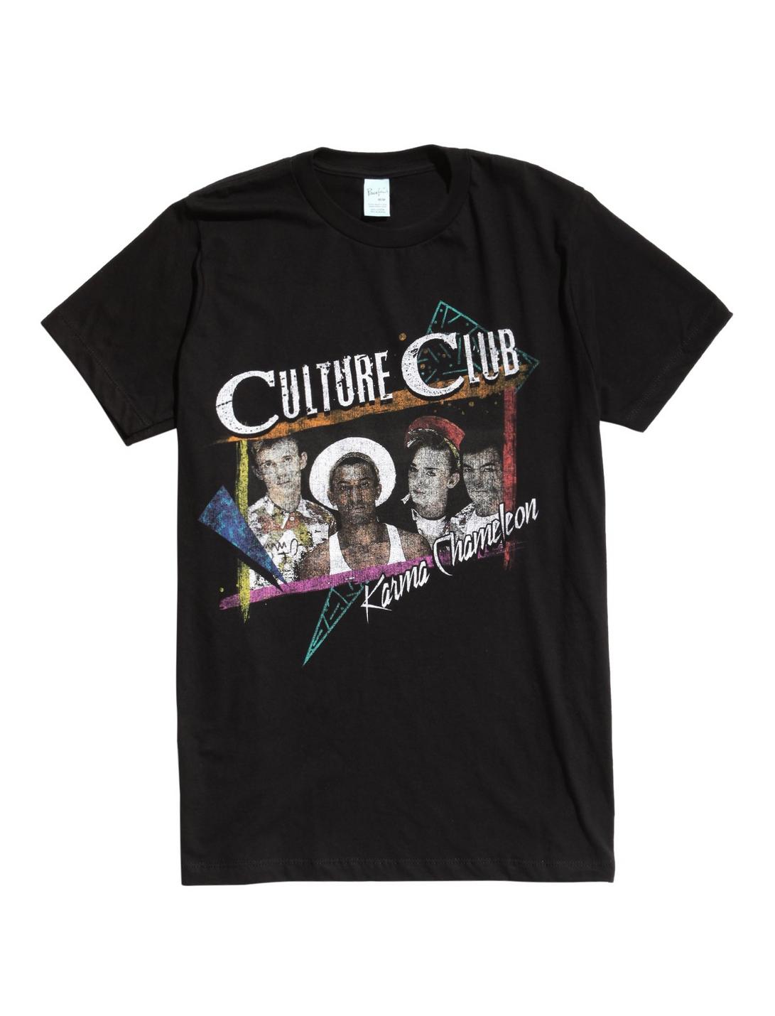 Culture Club Karma Chameleon T-Shirt, BLACK, hi-res