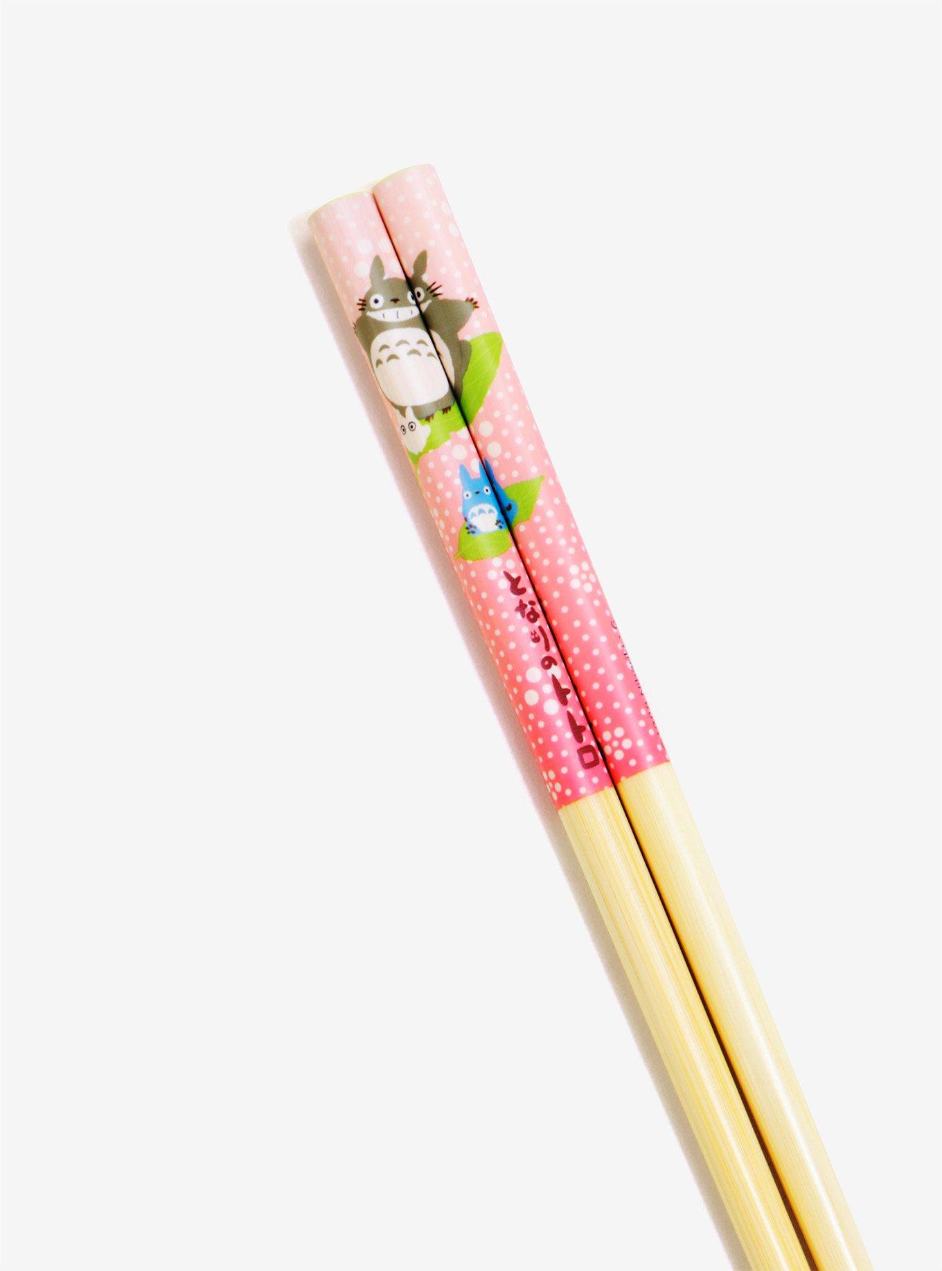 Studio Ghibli My Neighbor Totoro Pink Bamboo Chopsticks, , hi-res