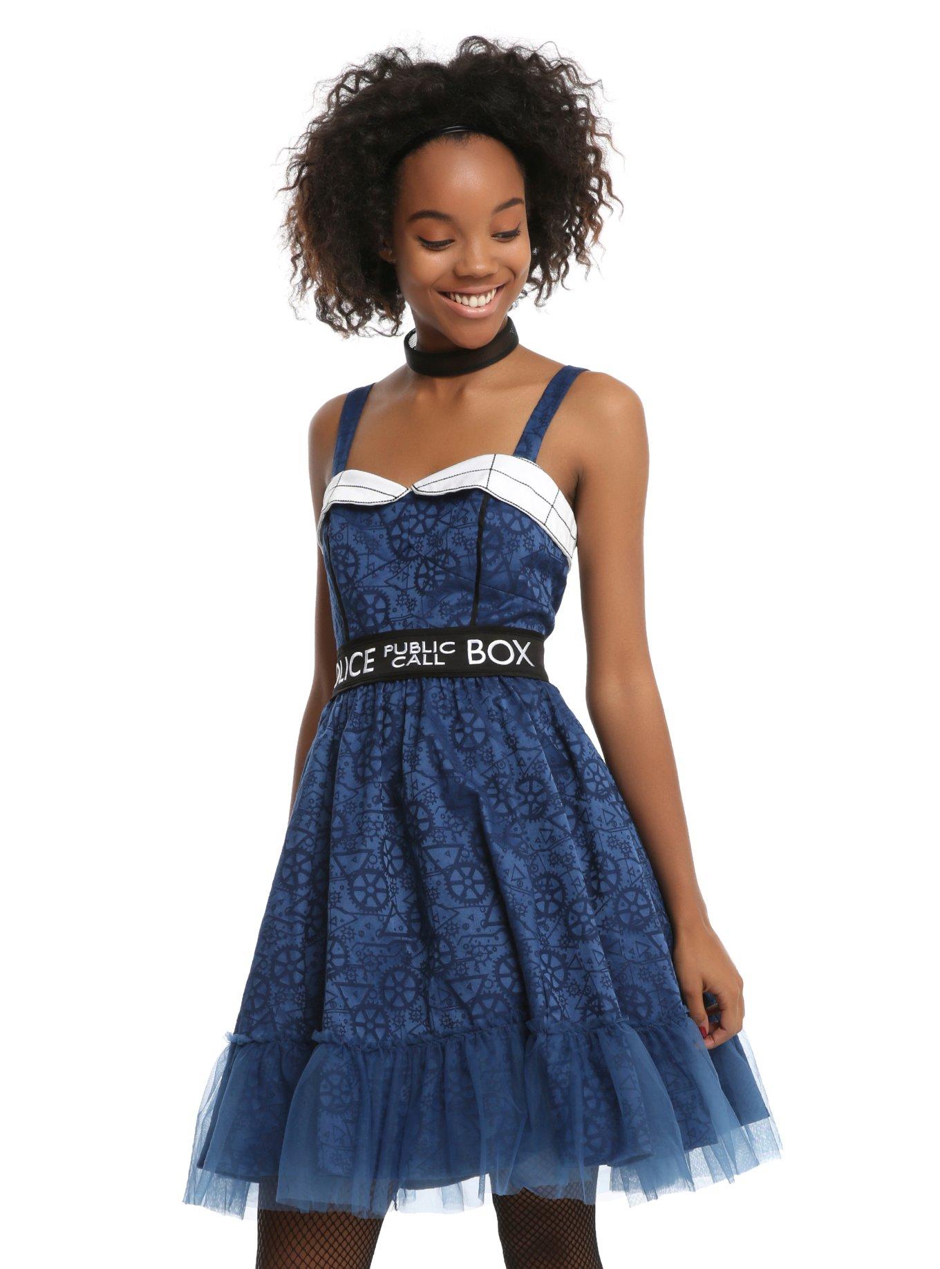 Doctor Who TARDIS Dress, BLUE, hi-res