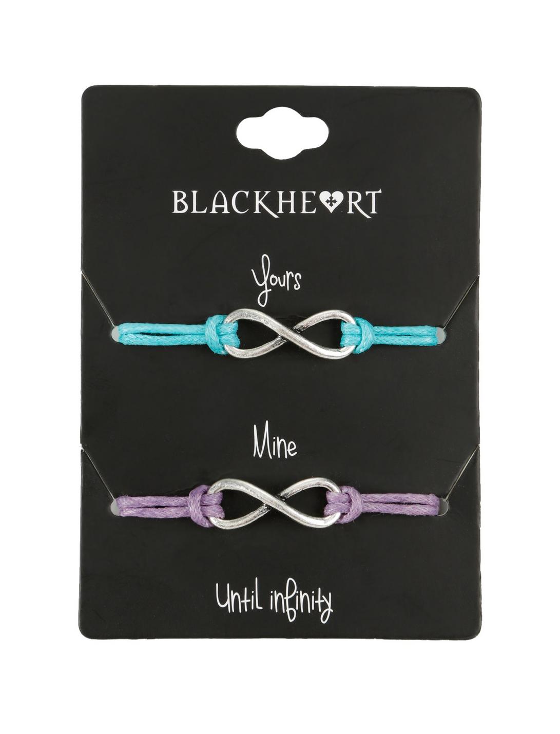 Blackheart Infinity Best Friend Cord Bracelet Set, , hi-res