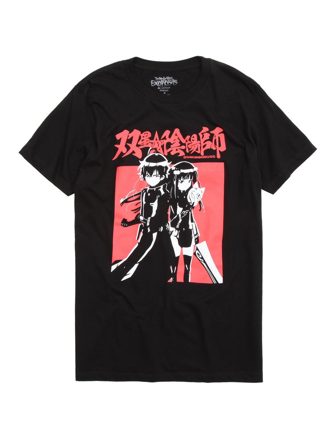 Twin Star Exorcists Duo T-Shirt, BLACK, hi-res