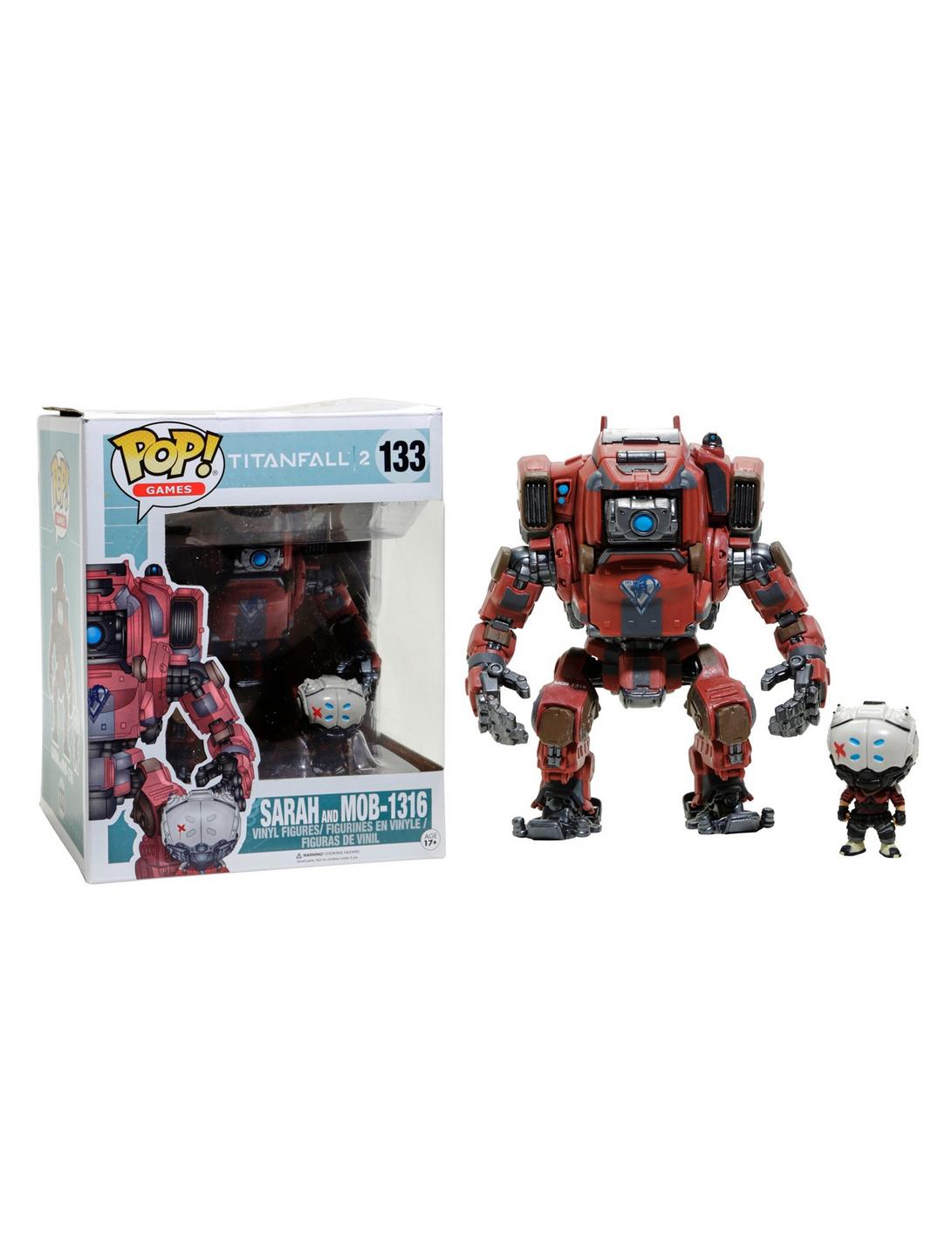 Funko Pop Titanfall 2 Collection Functional Control Compartment for Sarah Bring The Action Game into Reality with These Figurines Includes Sarah and Mob 1316 Detailed Design 11622 Accessory Toys & Games Miscellaneous