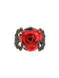 Disney Beauty And The Beast Rose Filagree Ring, , hi-res