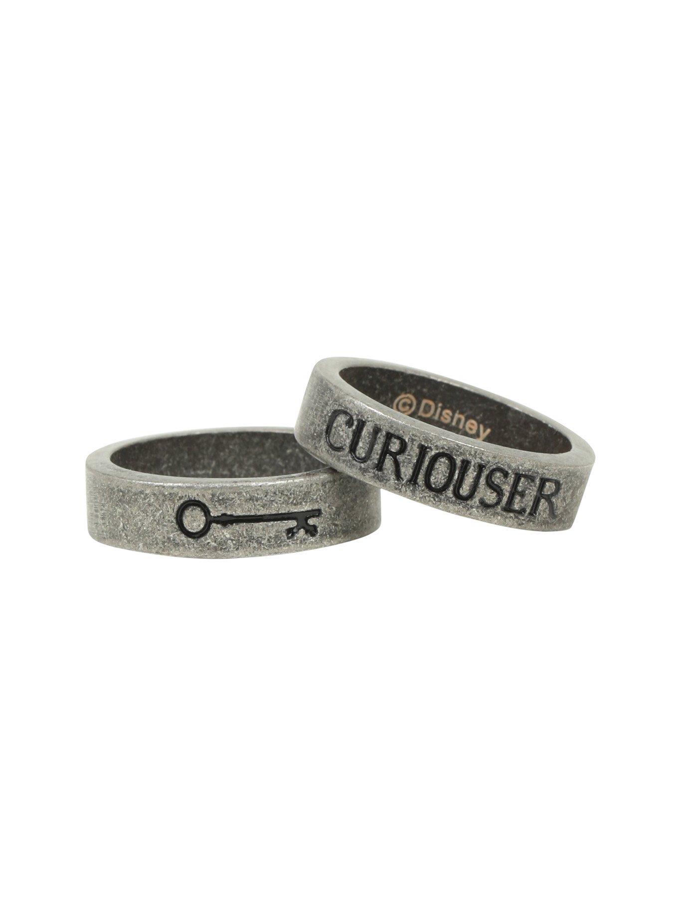 Disney Alice In Wonderland Curiouser & Curiouser Ring Set, , hi-res view 1