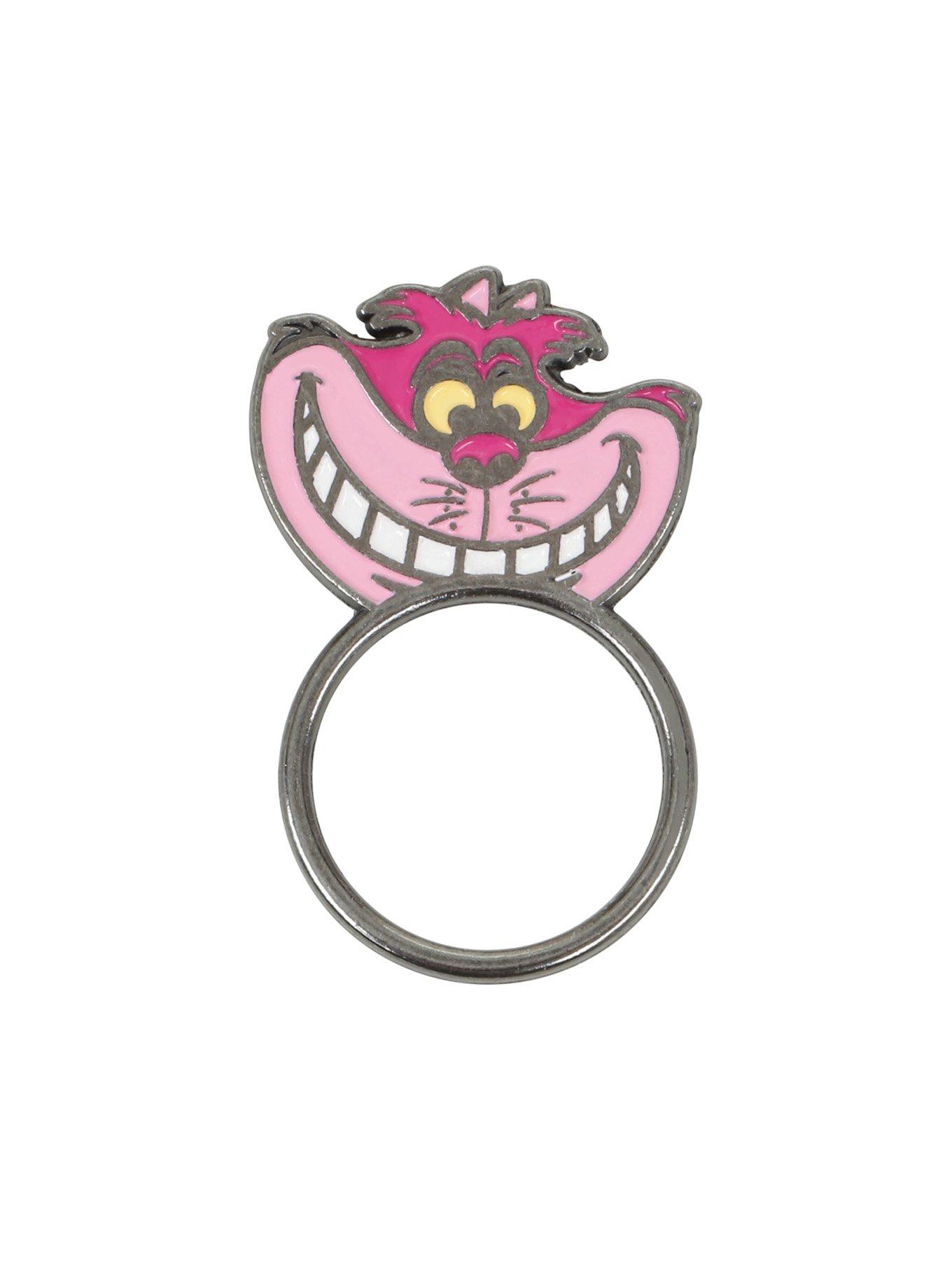 Disney Alice In Wonderland Cheshire Cat Enamel Ring, , hi-res