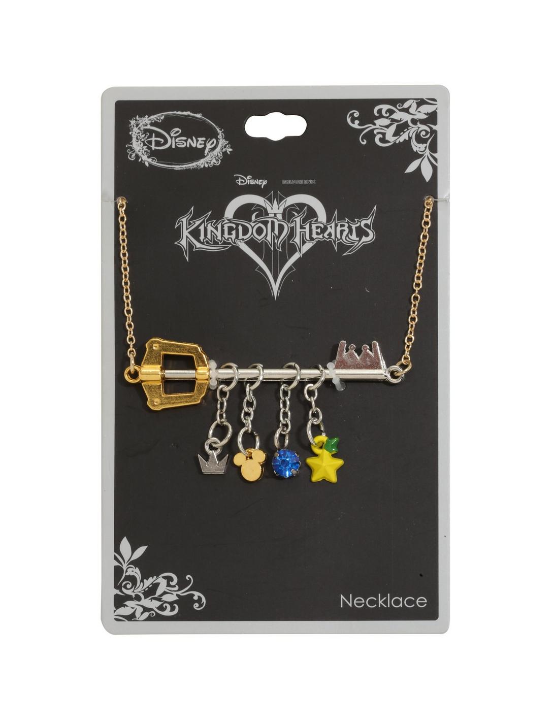 Disney Kingdom Hearts Keyblade Charm Necklace, , hi-res