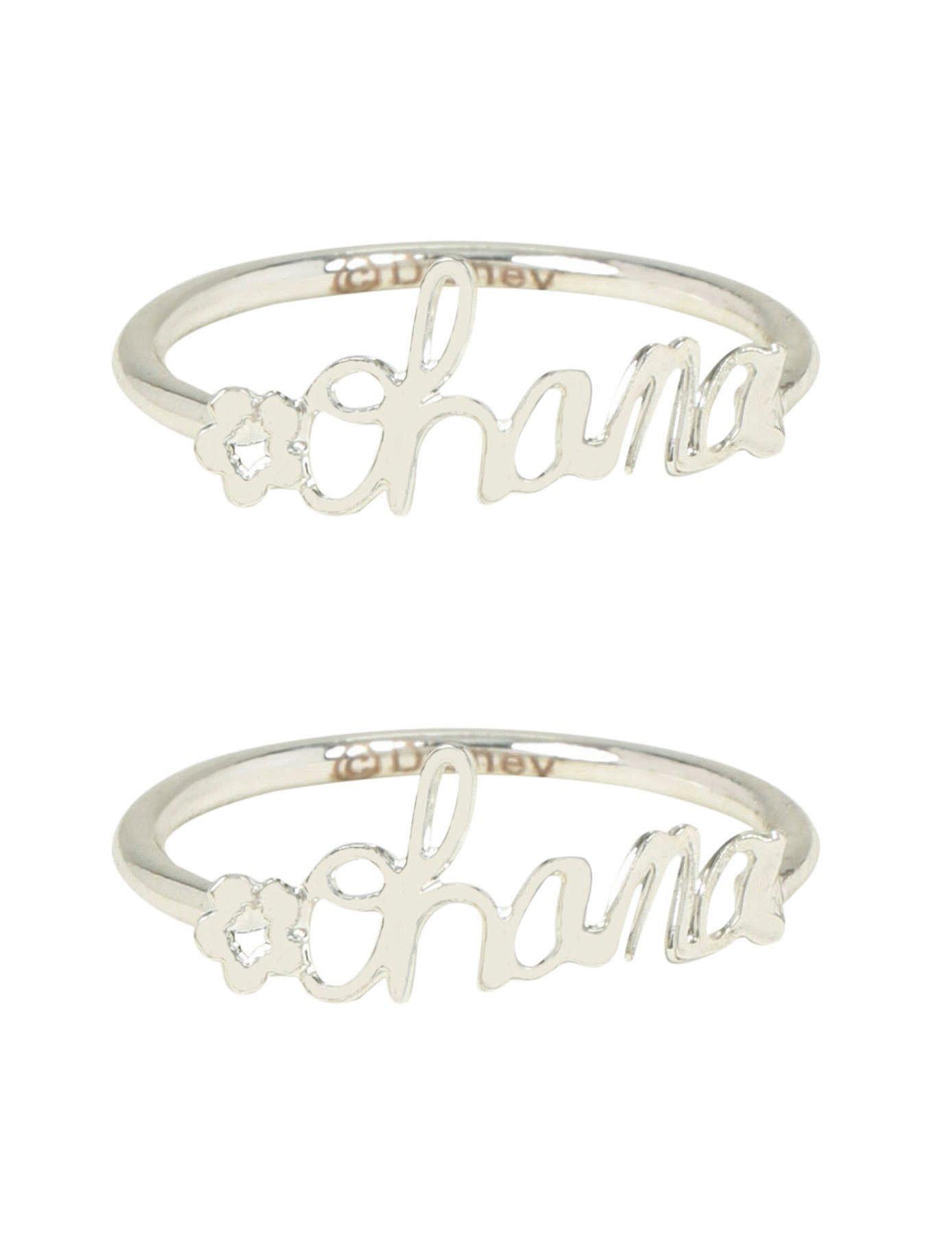 Disney Lilo & Stitch Ohana BFF Ring Set, , hi-res