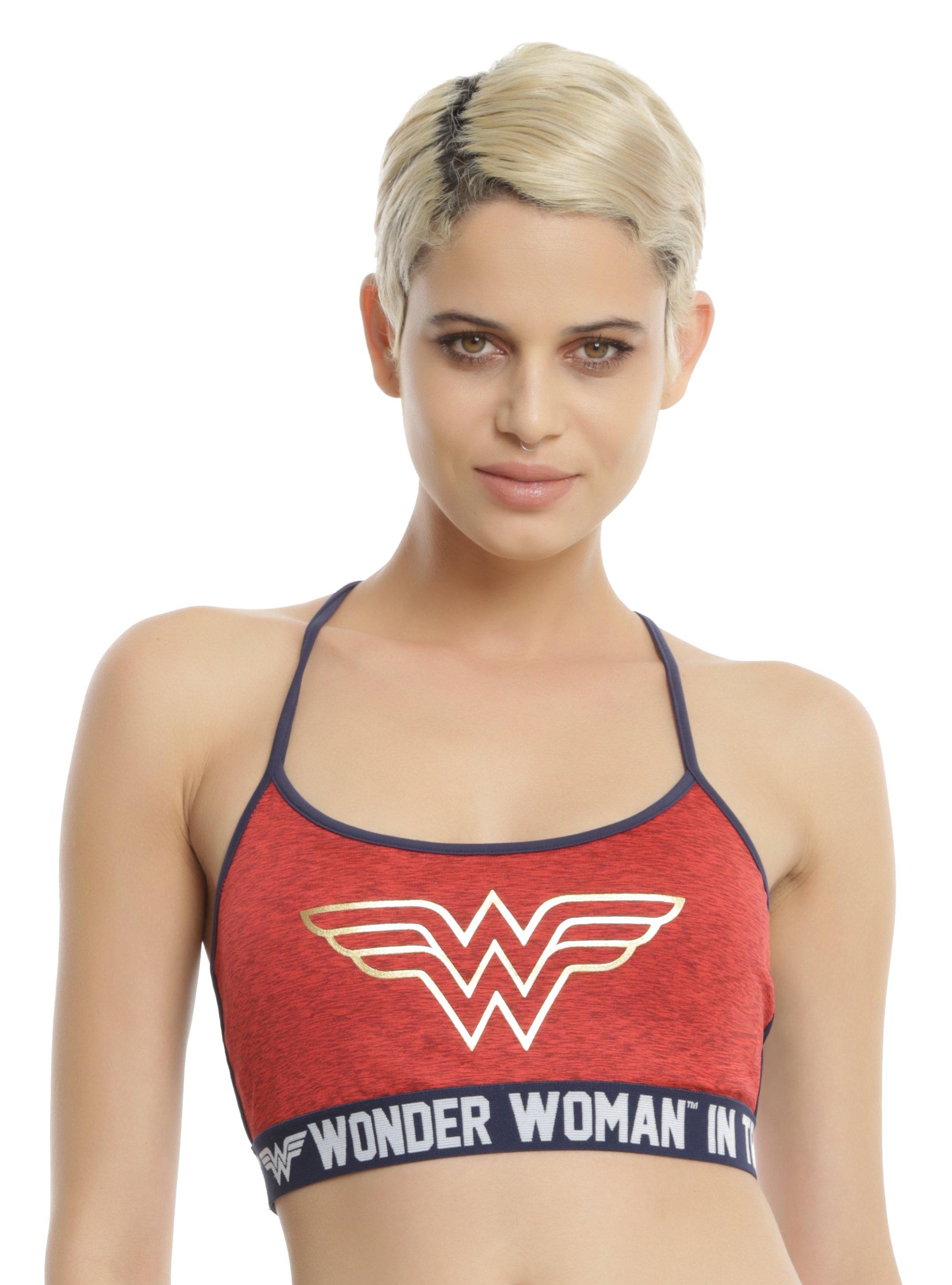 DC Comics Wonder Woman Low Impact Sports Bra Hot Topic