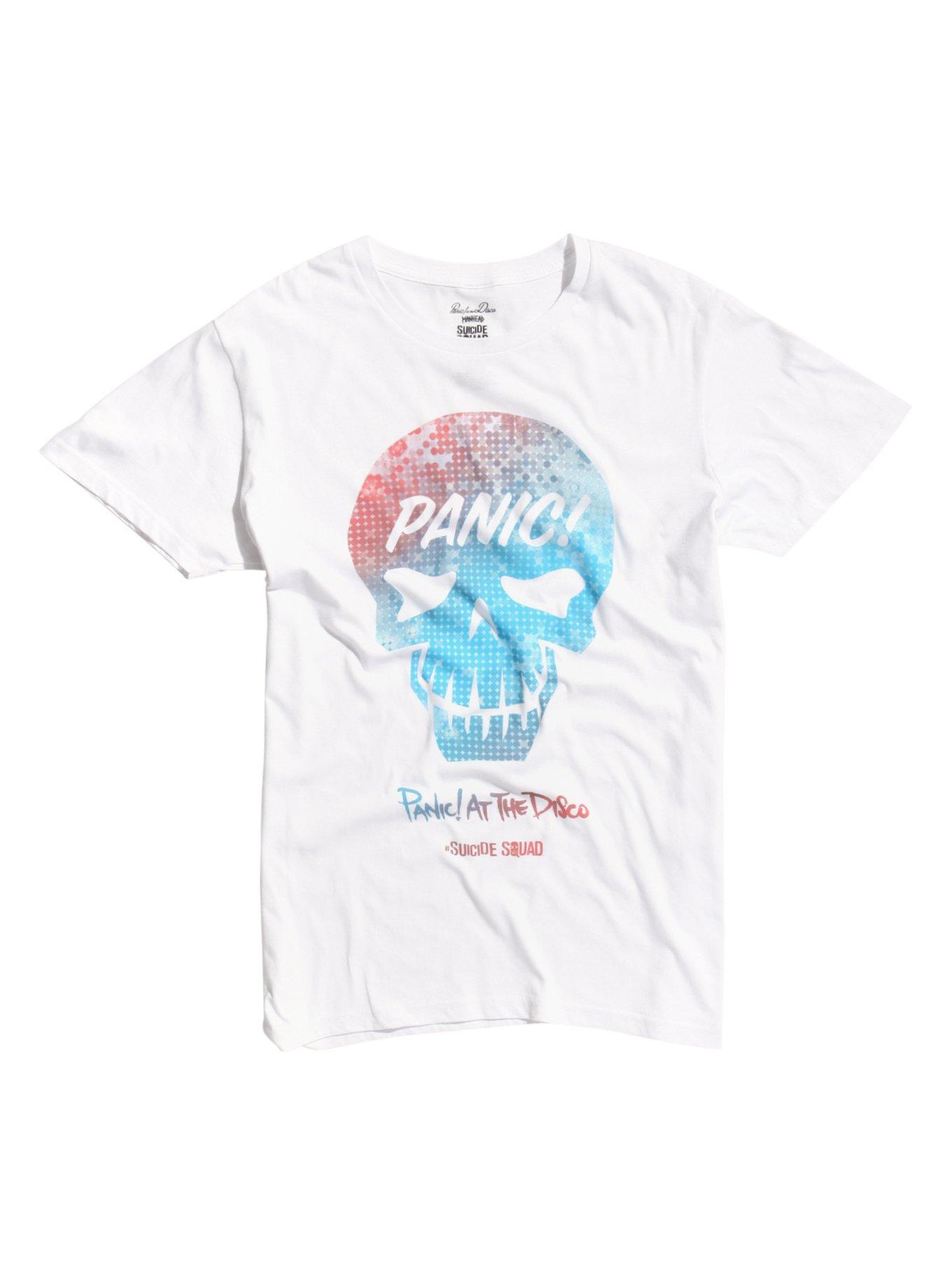 Panic! At The Disco DC Comics Suicide Squad T-Shirt, WHITE, hi-res