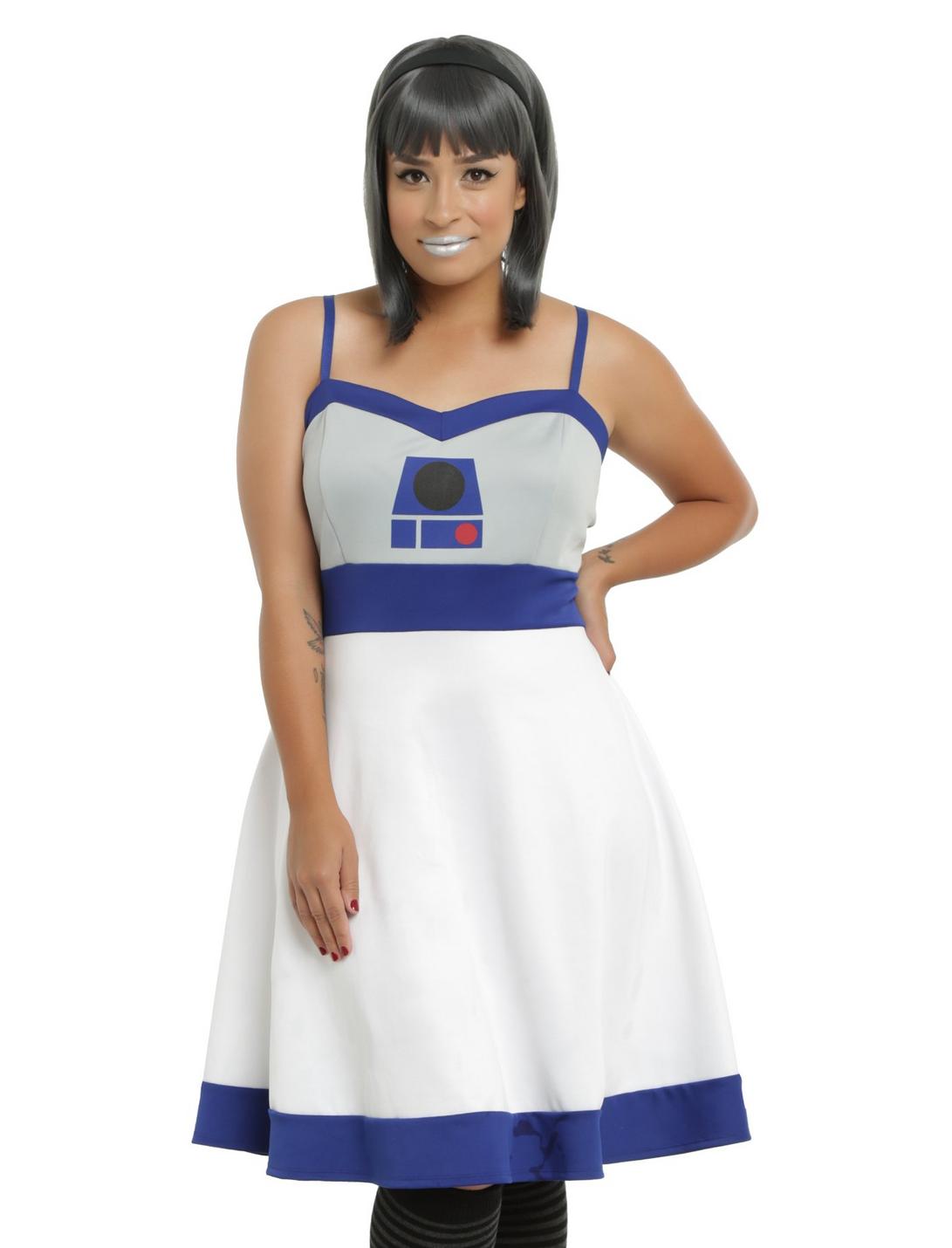 Star Wars Her Universe R2-D2 Cosplay Dress, WHITE, hi-res