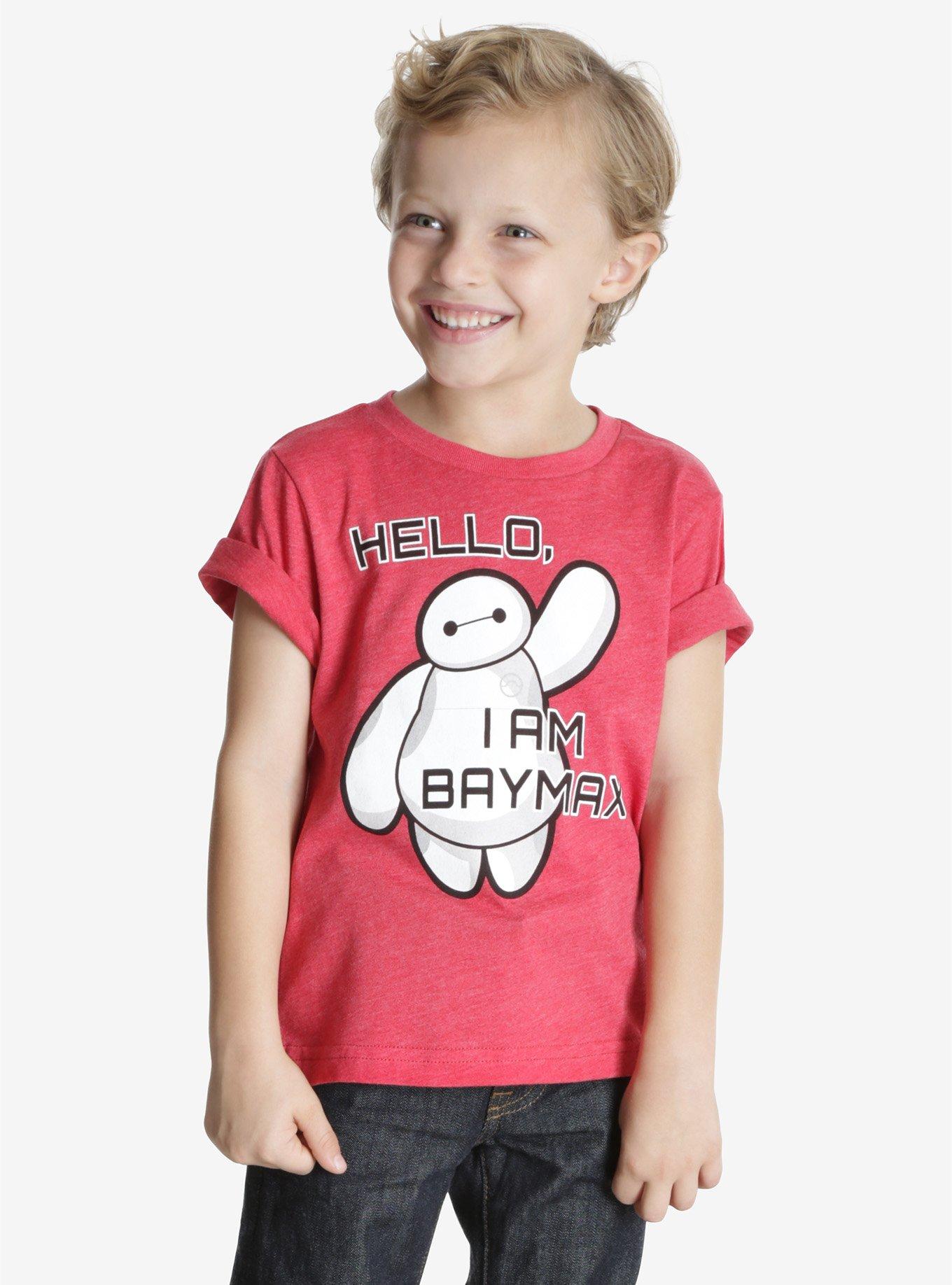Disney Big Hero 6 Baymax Wave Toddler Tee, HEATHER RED, hi-res