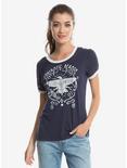 Fantastic Beasts & Where To Find Them Thunderbird Womens Ringer Tee, BLACK, hi-res