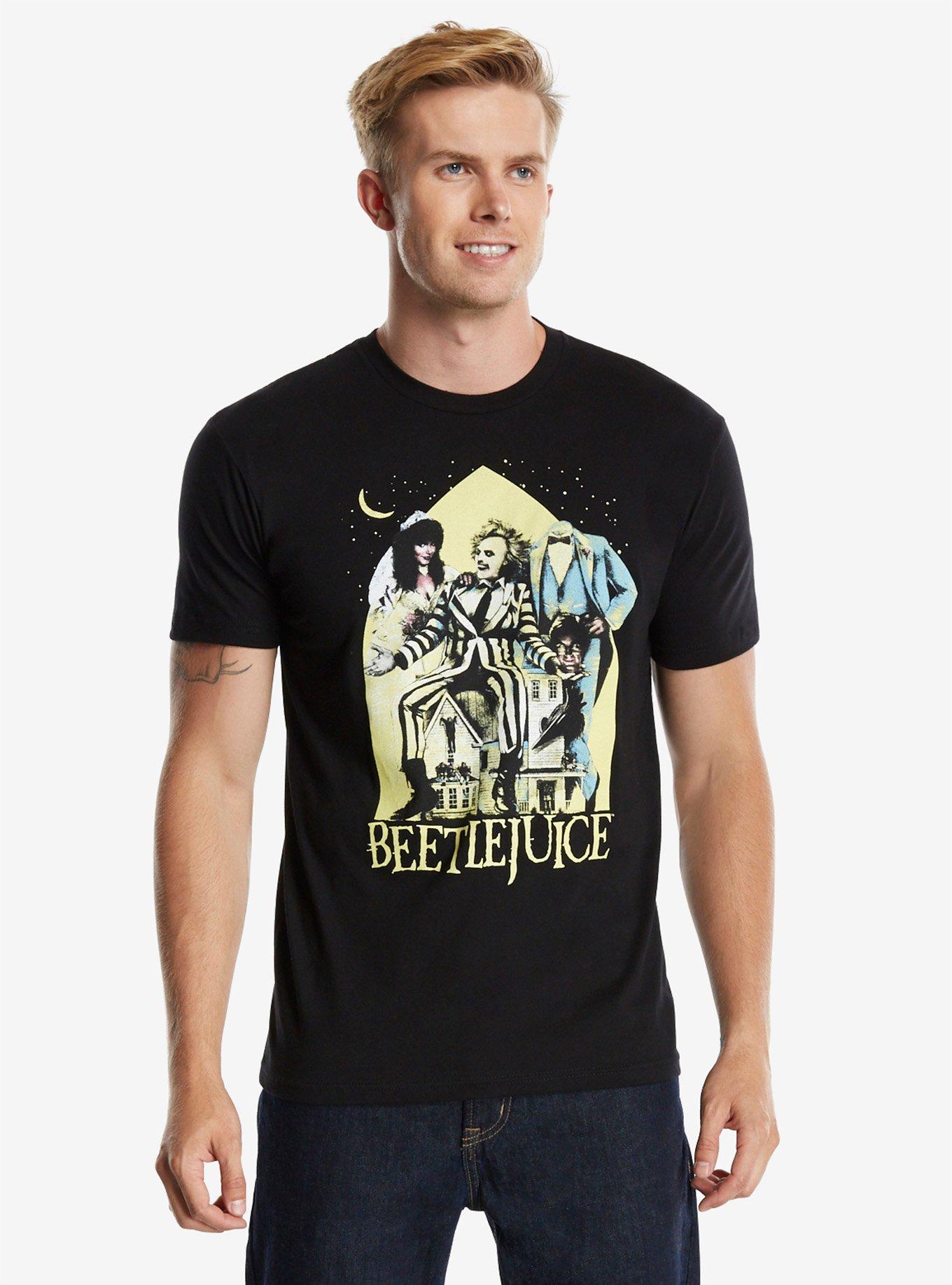 Beetlejuice Poster T-Shirt, BLACK, hi-res