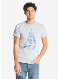 Disney Goofy Line Art T-Shirt, BLUE, hi-res