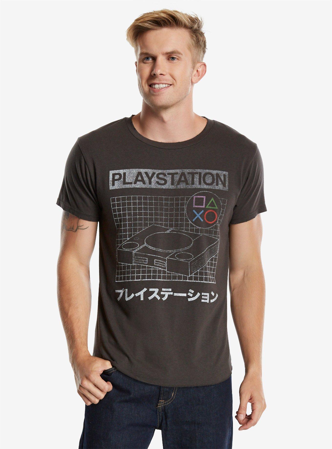 Playstation Console T-Shirt, CHARCOAL, hi-res