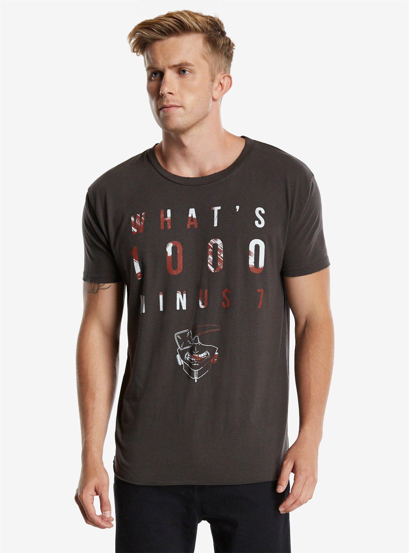 Tokyo Ghoul 1000 Minus 7 T-Shirt, BLACK, hi-res
