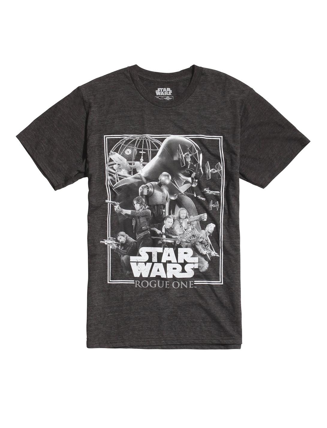 Star Wars Rogue One Poster T-Shirt, BLACK, hi-res