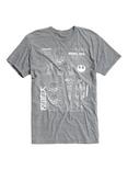 Star Wars Rogue One K-2SO Schematic T-Shirt, BLACK, hi-res