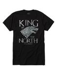 Game Of Thrones King In The North T-Shirt, BLACK, hi-res