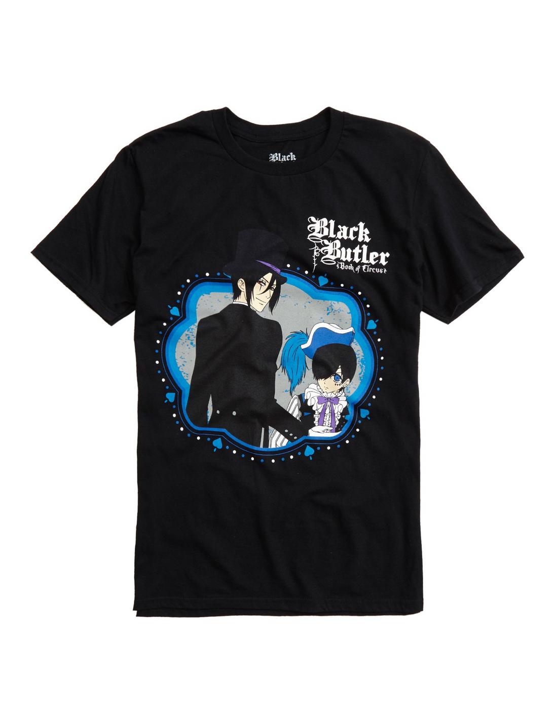 Black Butler: Book Of Circus Sebastian & Ciel T-Shirt, BLACK, hi-res
