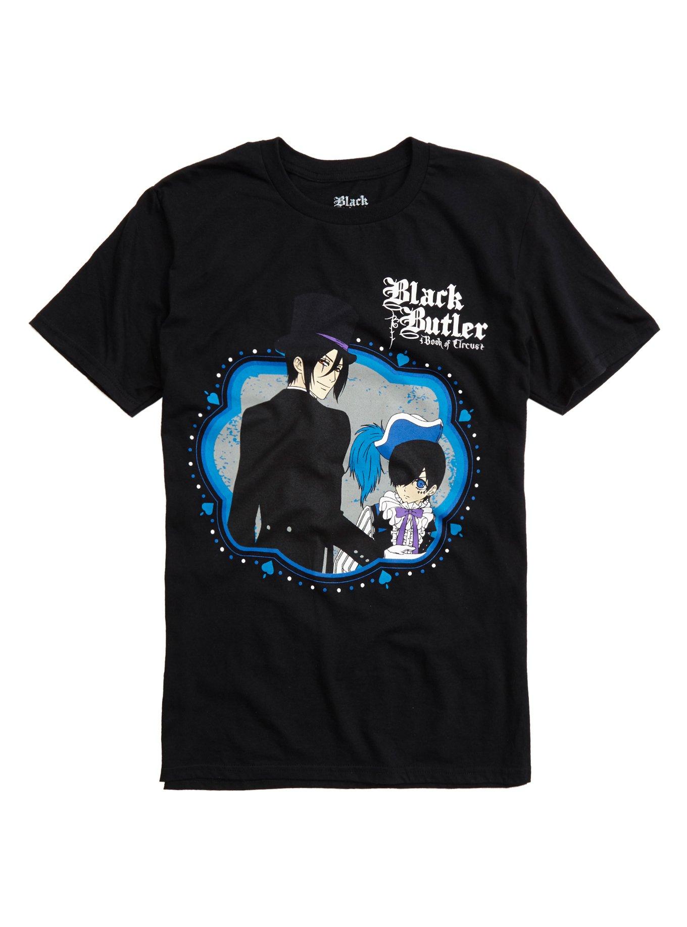 Black Butler: Book Of Circus Sebastian & Ciel T-Shirt, BLACK, hi-res