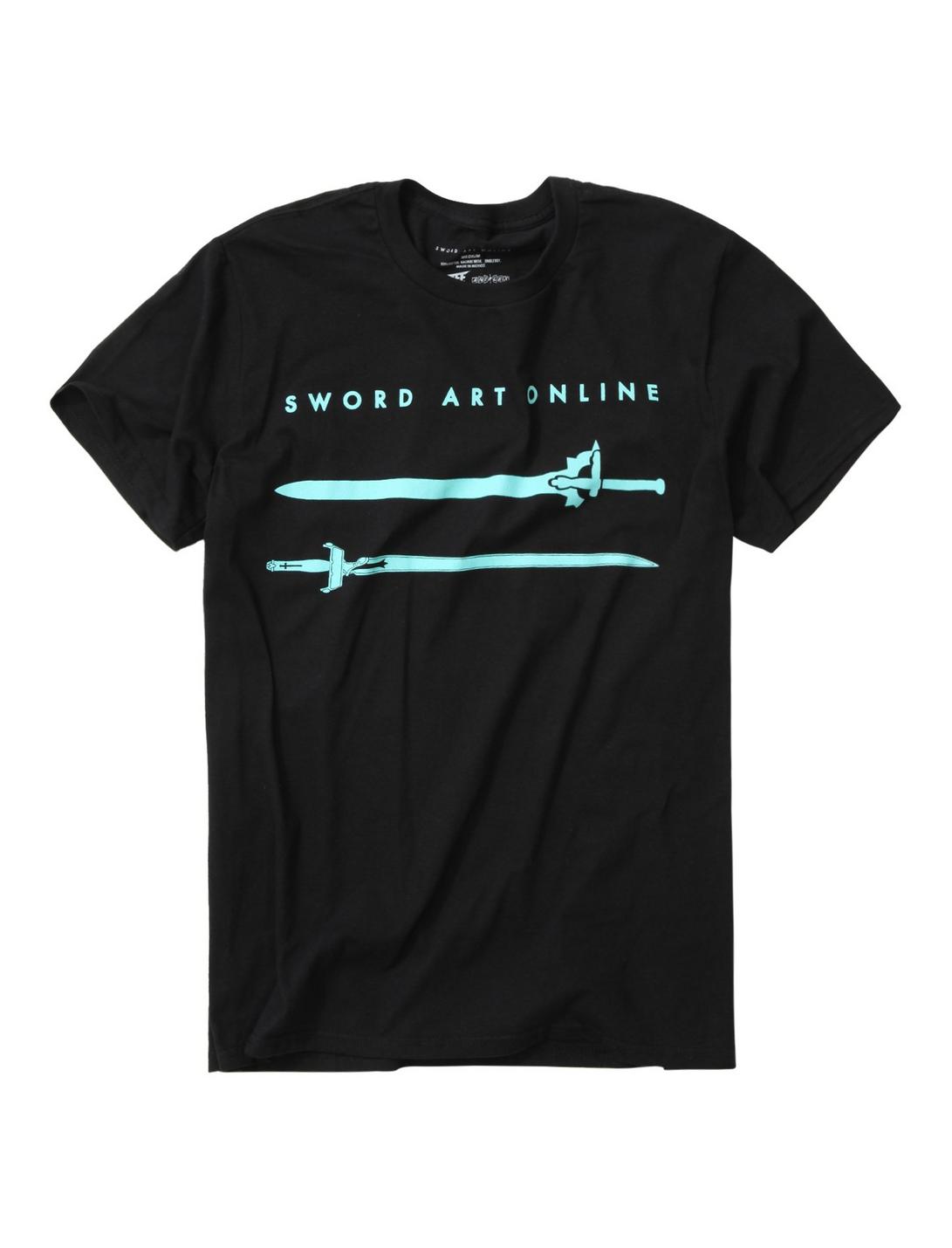 Sword Art Online Swords T-Shirt, BLACK, hi-res