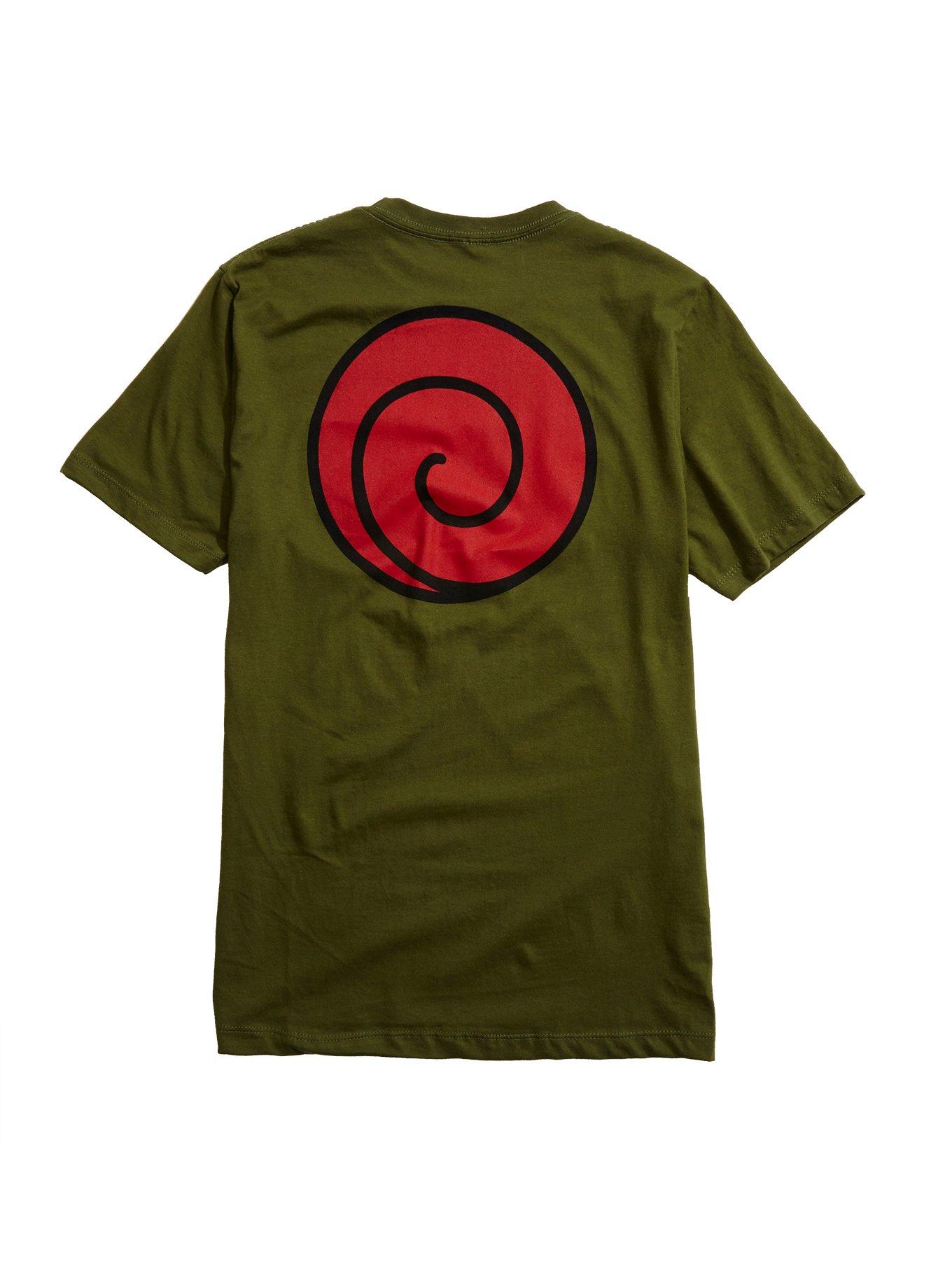 Great Uzumaki Clan Naruto Symbol T shirt On Sale 