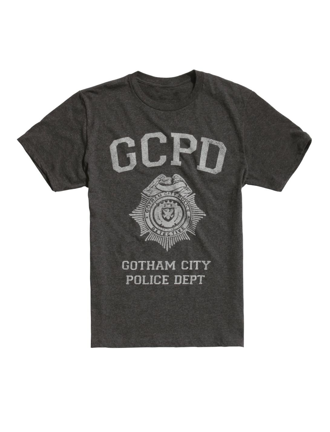 Gotham Police Department Badge T-Shirt , GREY, hi-res