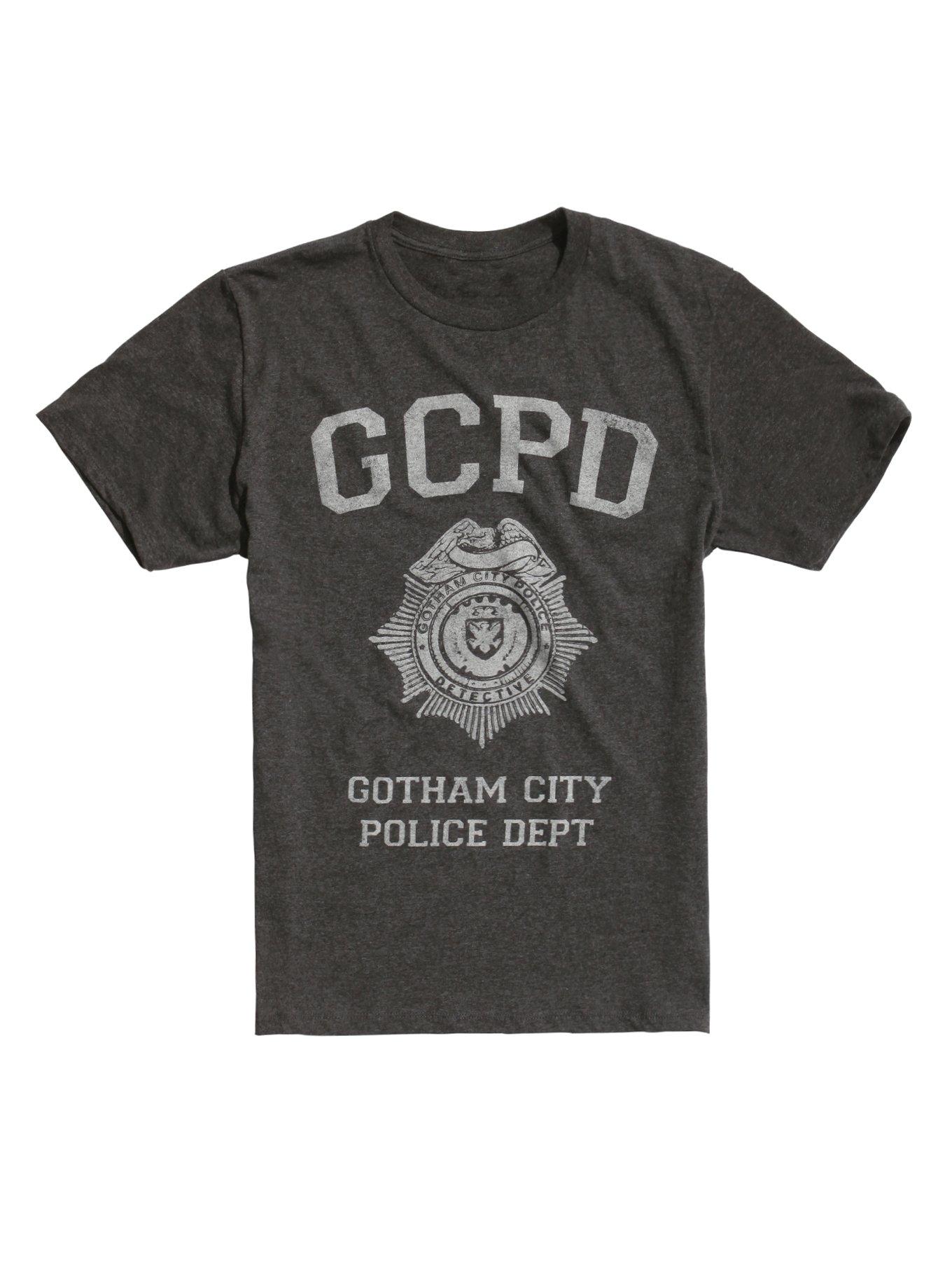 Gotham Police Department Badge T-Shirt , GREY, hi-res