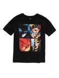 DC Comics Batman Superman Wonder Woman Flash Rebirth T-Shirt, BLACK, hi-res