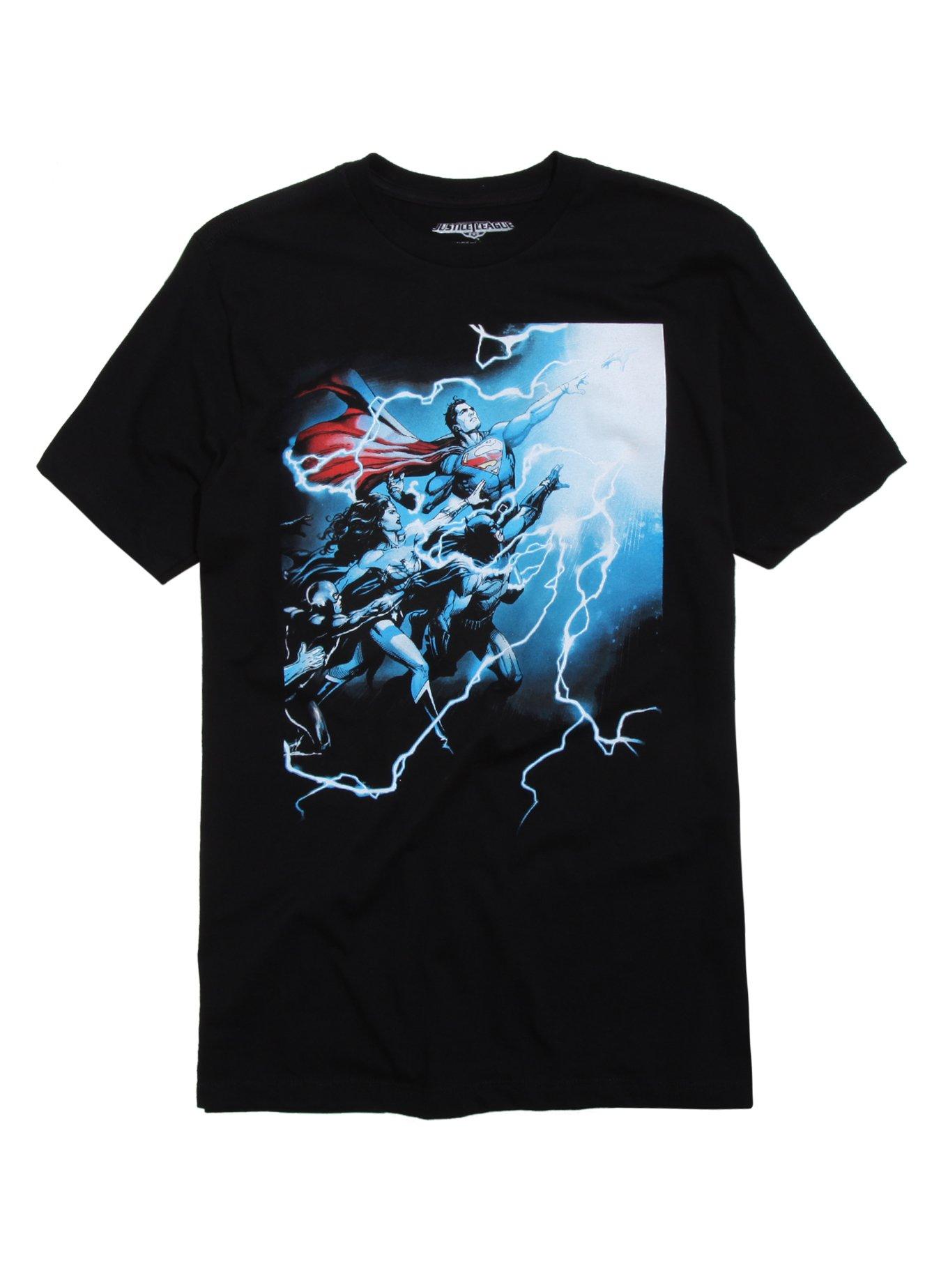 DC Comics DC Universe: Rebirth #1 Cover T-Shirt, BLACK, hi-res