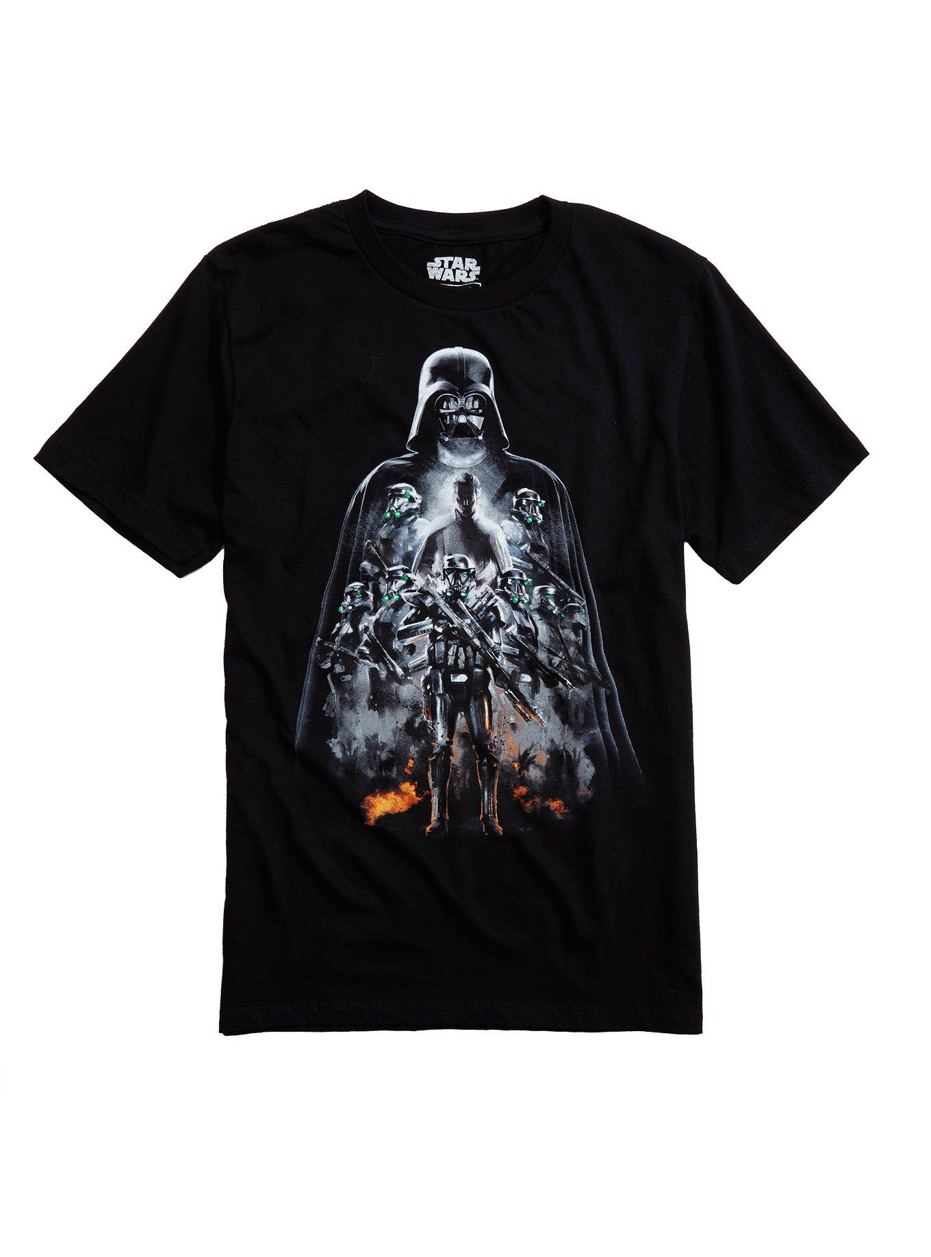 Star Wars Rogue One Darth Vader Group T-Shirt, BLACK, hi-res