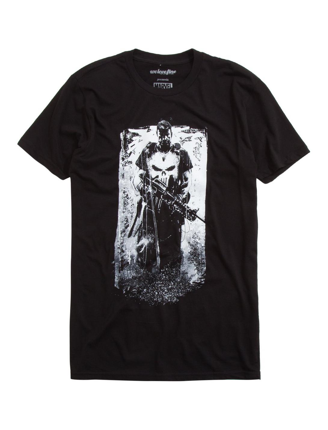 Marvel Punisher Character Bio T-Shirt, BLACK, hi-res
