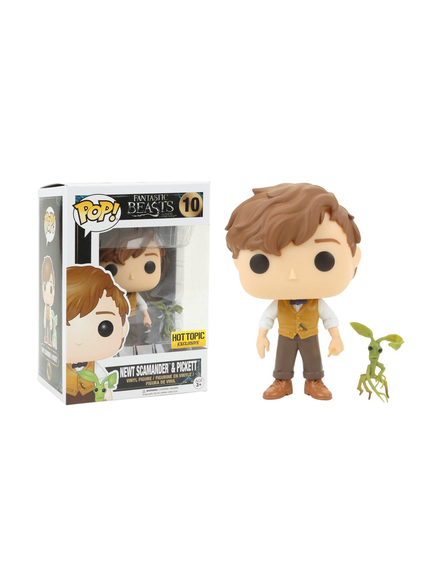 Funko Fantastic Beasts And Where To Find Them Pop! Newt Scamander & Picket Vinyl Figure Hot Topic Exclusive, , hi-res