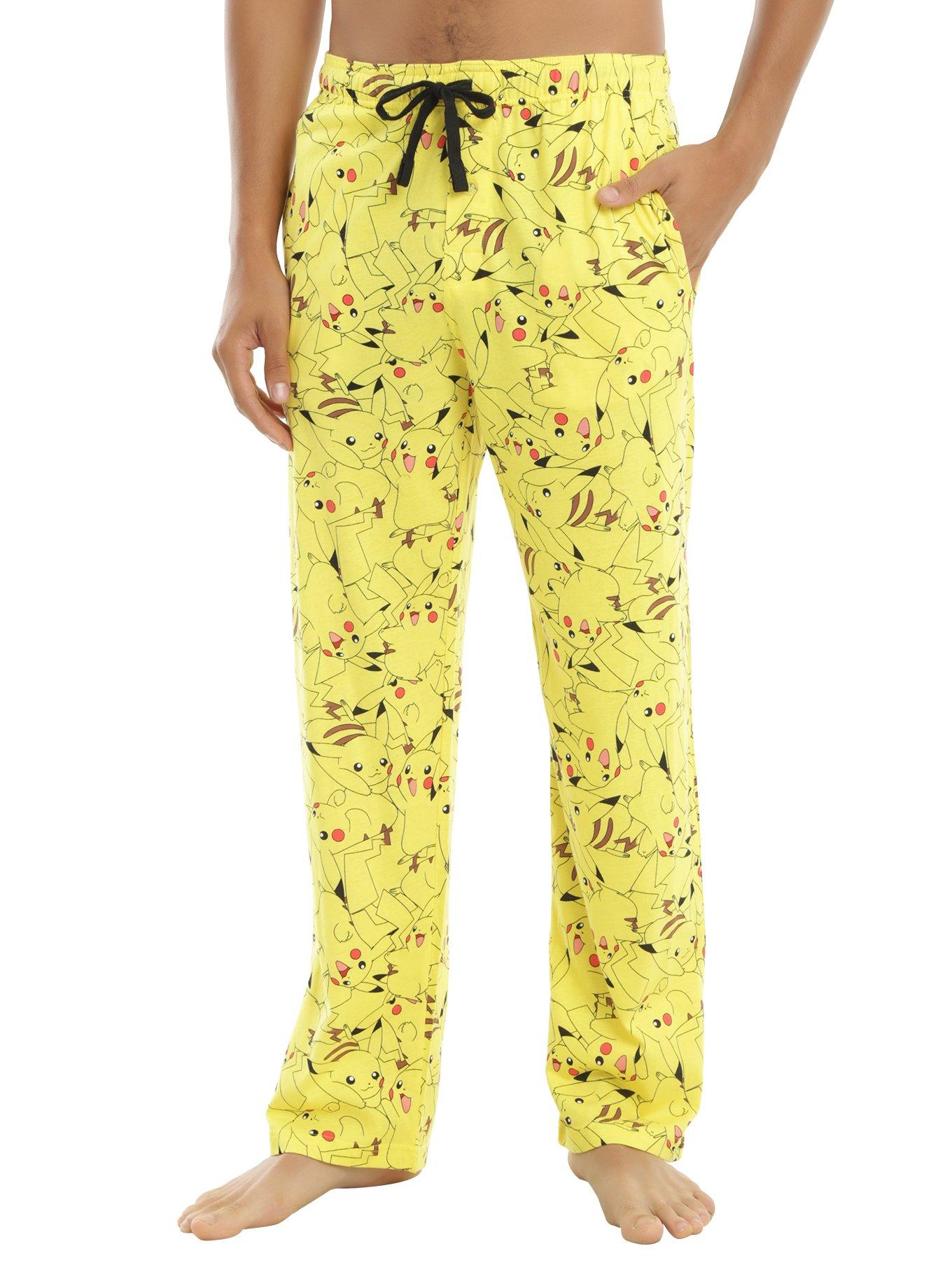 Pokemon Pikachu Guys Pajama Pants, YELLOW, hi-res