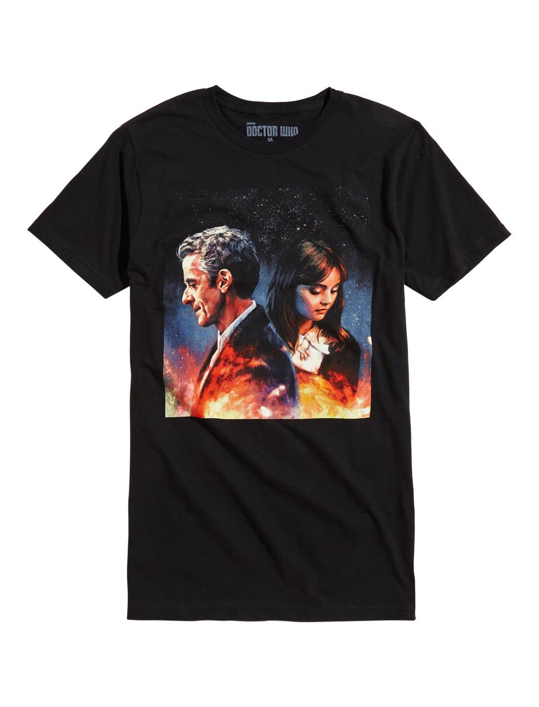Doctor Who Twelve And Clara T-Shirt, BLACK, hi-res