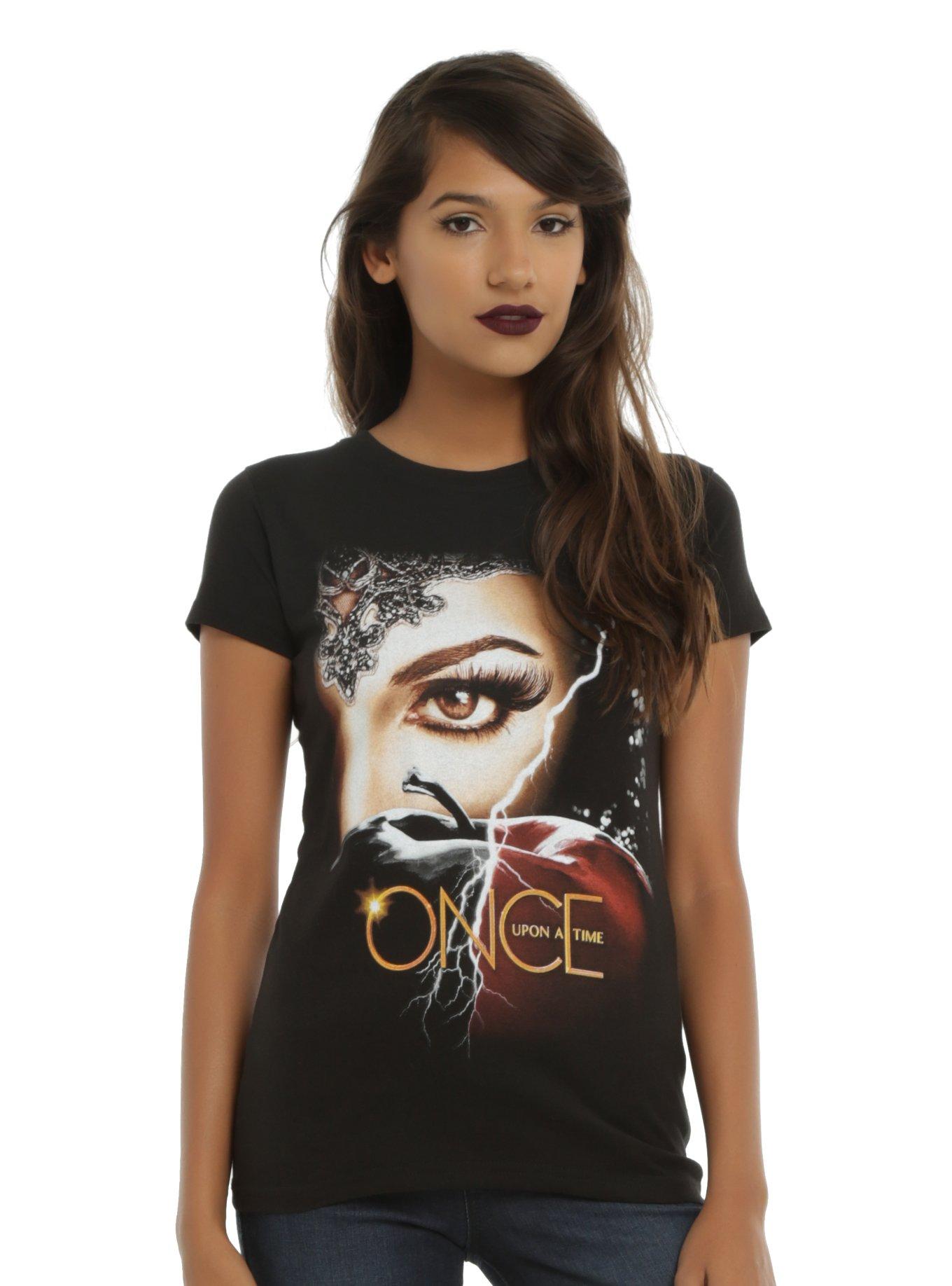 Once Upon A Time Regina Black Apple T-Shirt, BLACK, hi-res