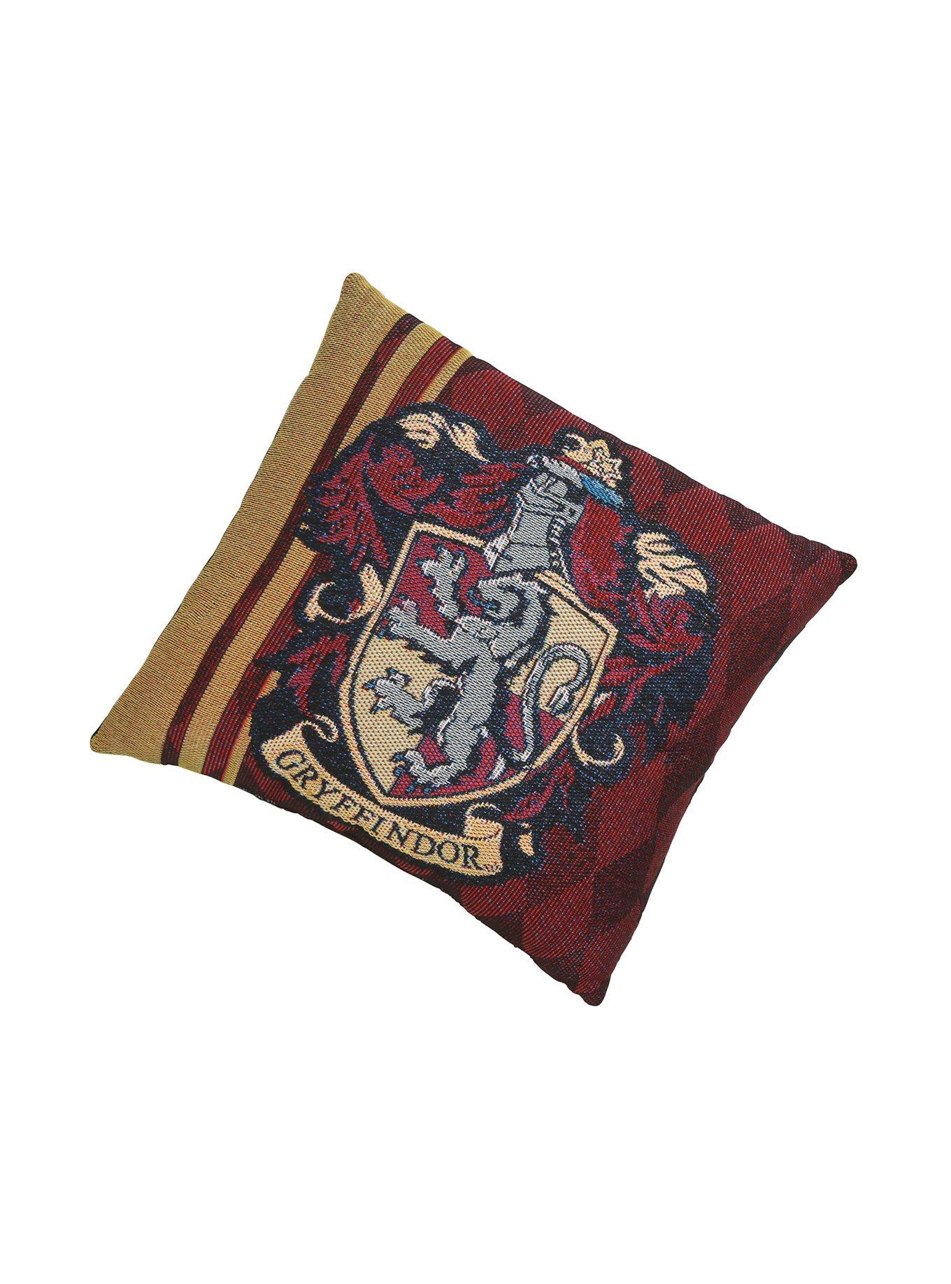 Harry Potter Gryffindor Crest Woven Tapestry Pillow | Hot Topic