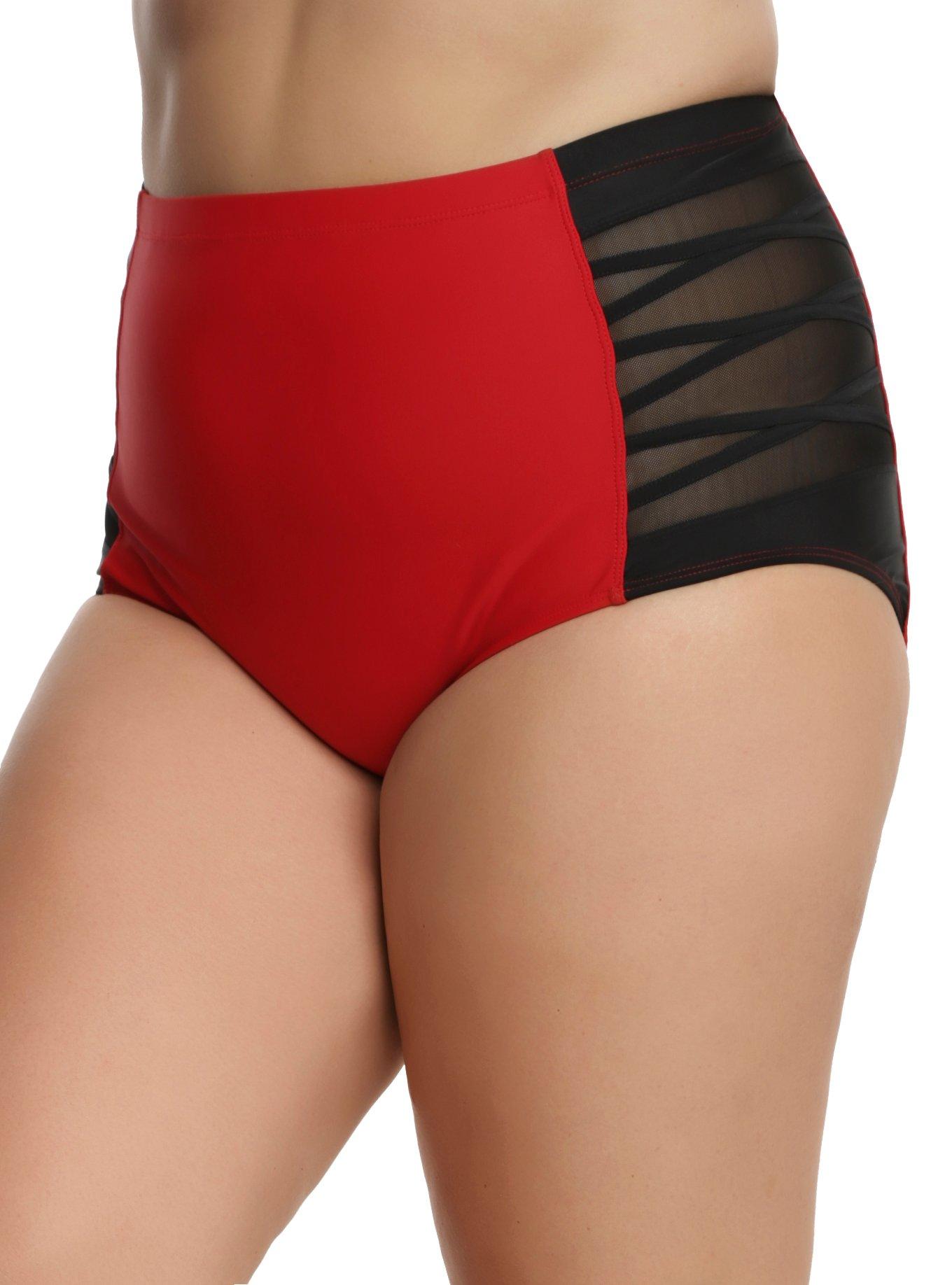 DC Comics Harley Quinn Swim Bottoms Plus Size, MULTI, hi-res